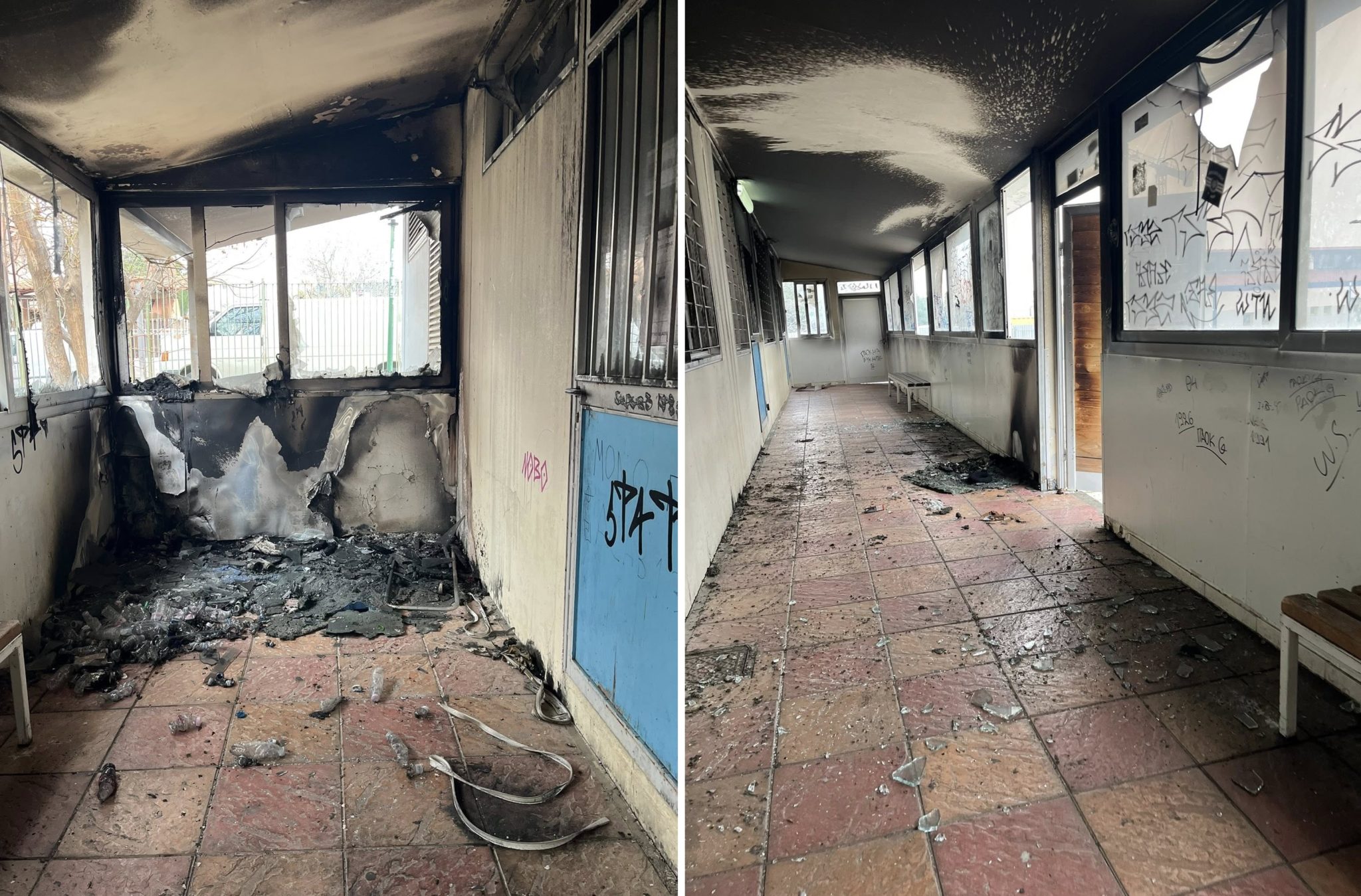 Θεσσαλονίκη, Φωτιά, σχολείο