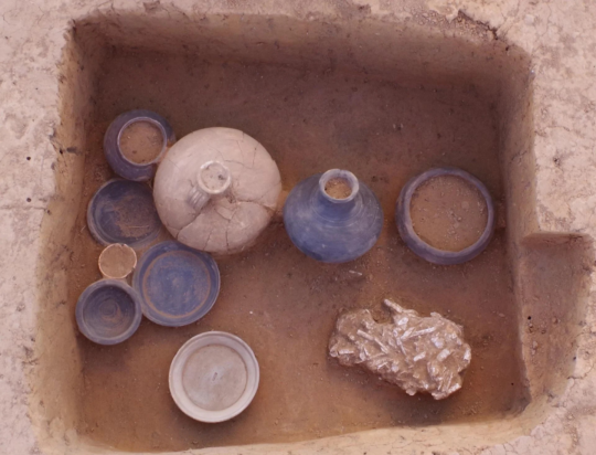 Νεκρική πυρά. Φωτογραφία: Nina Diner-Stephan, Inrap