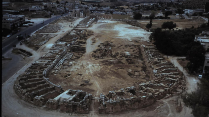 Το αρχαίο ιπποδρόμιο στα Γέρασα, η τοποθεσία ενός ομαδικού τάφου από την πανώλη. Φωτογραφία: Rays H. Y. Jiang