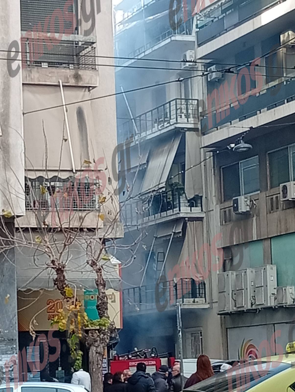 φωτιά, Πατήσια