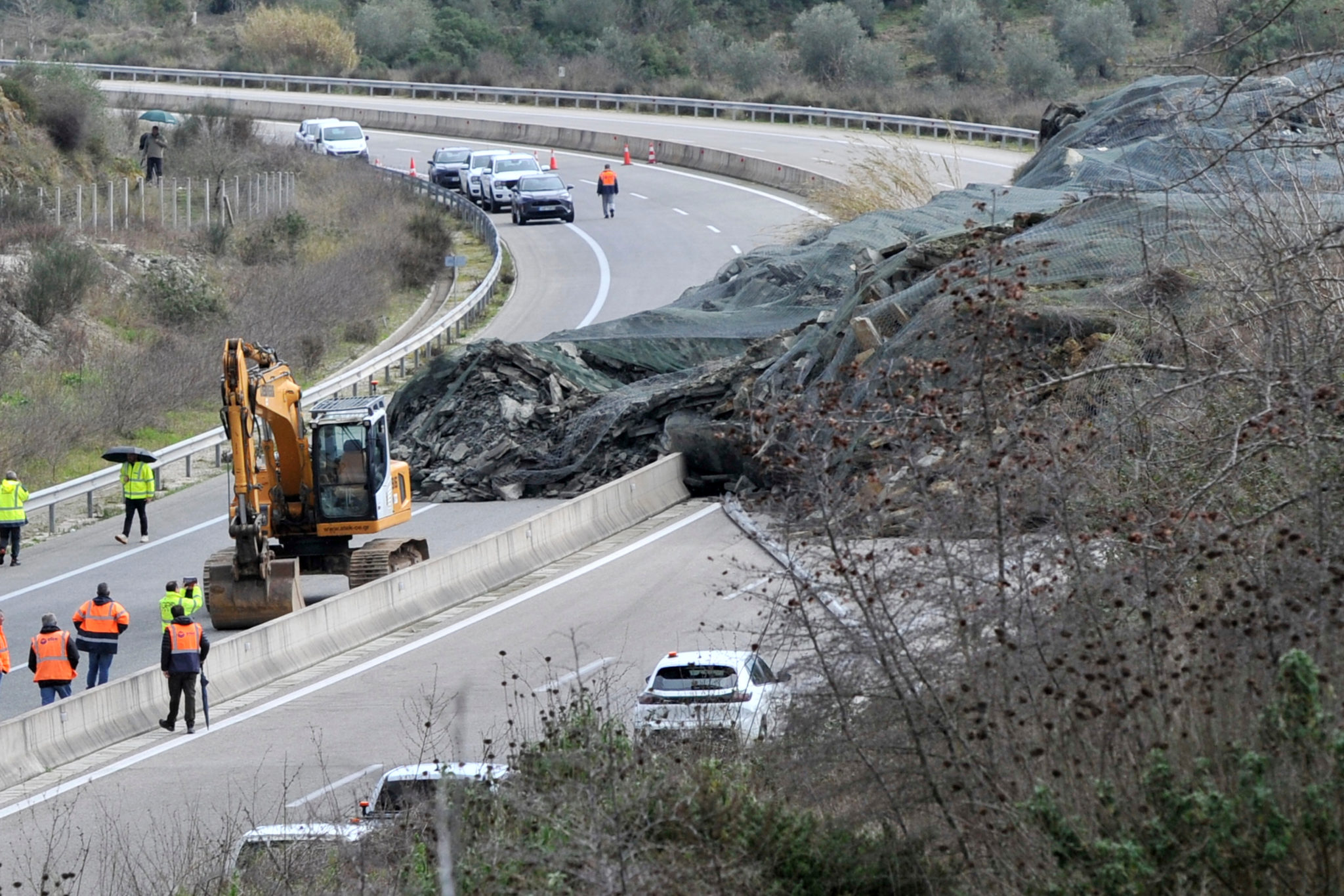 Ιόνια Οδός, κατολίσθηση