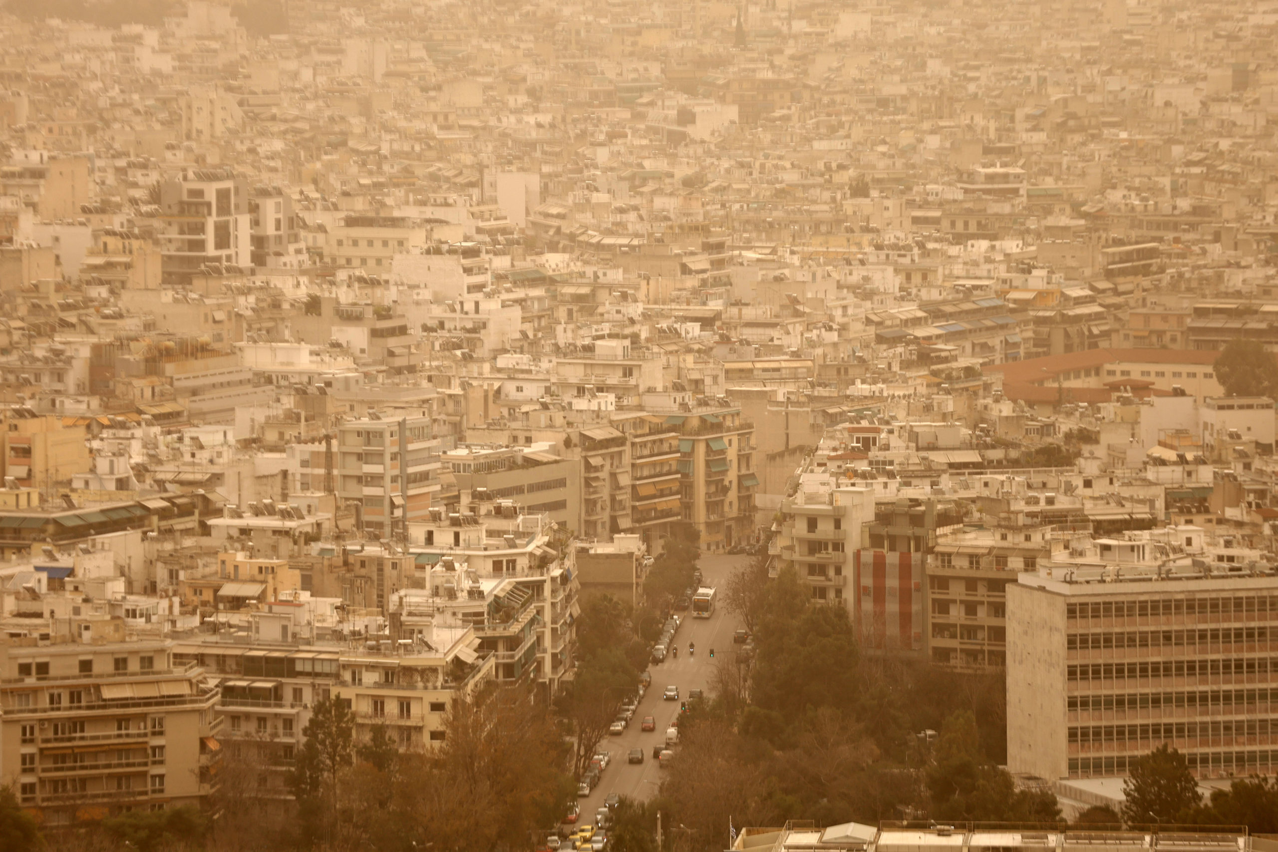 αφρικανική σκόνη Αθήνα