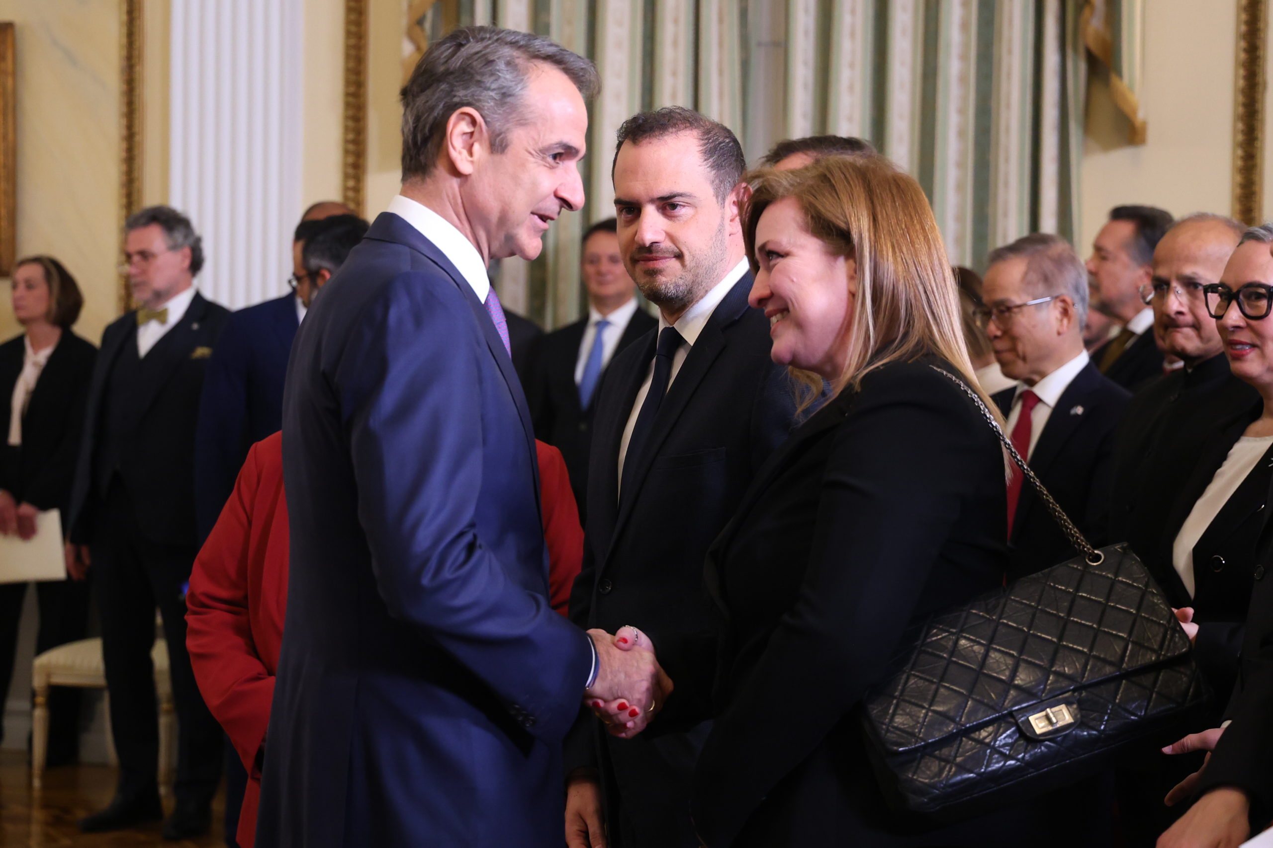 Δεξίωση, Κωνσταντίνος Τασούλας, Προεδρικό Μέγαρο, διπλωματικό σώμα