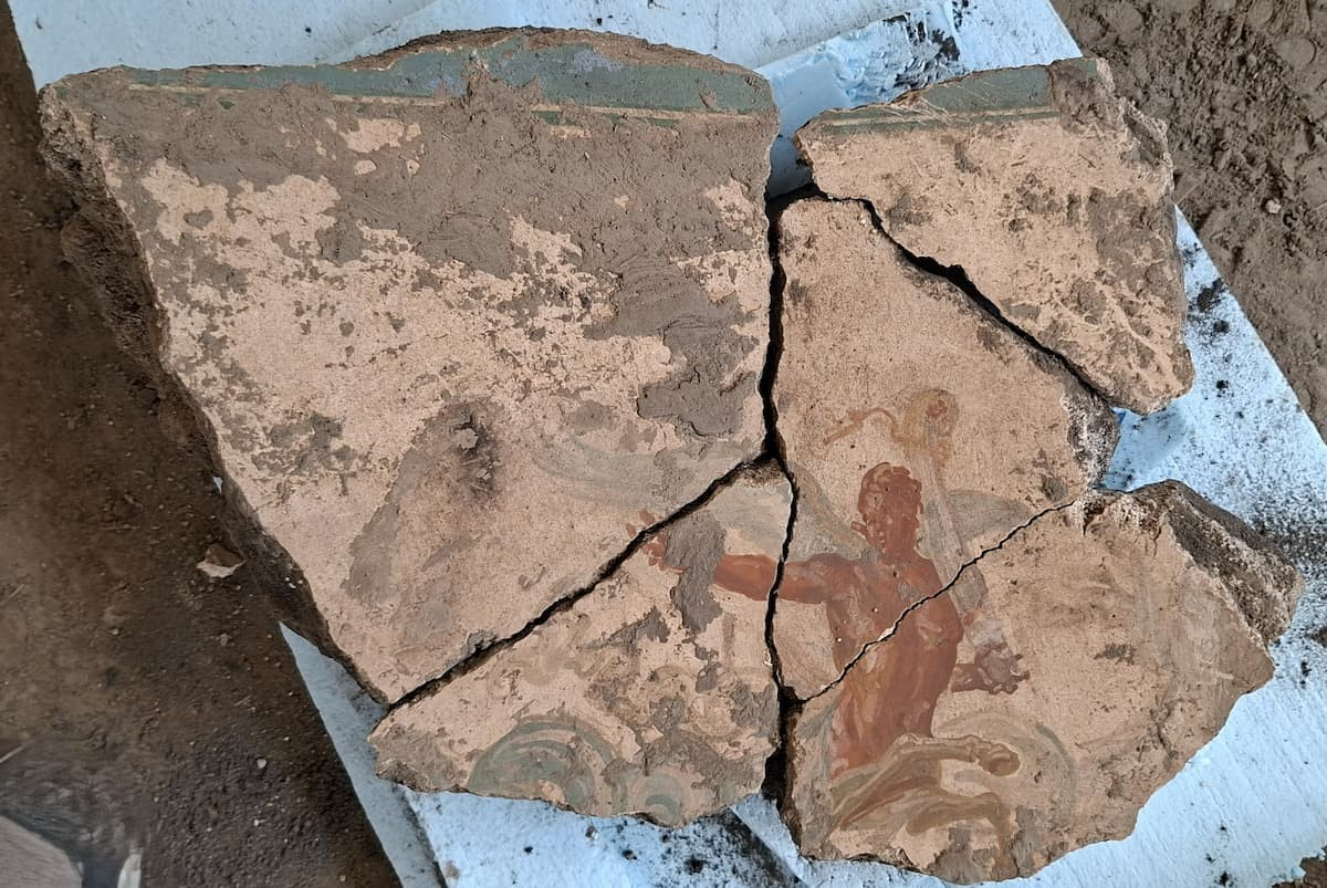 Η τοιχογραφία του κενταύρου. Πηγή: Υπουργείο Πολιτισμού (Ministero della Cultura)