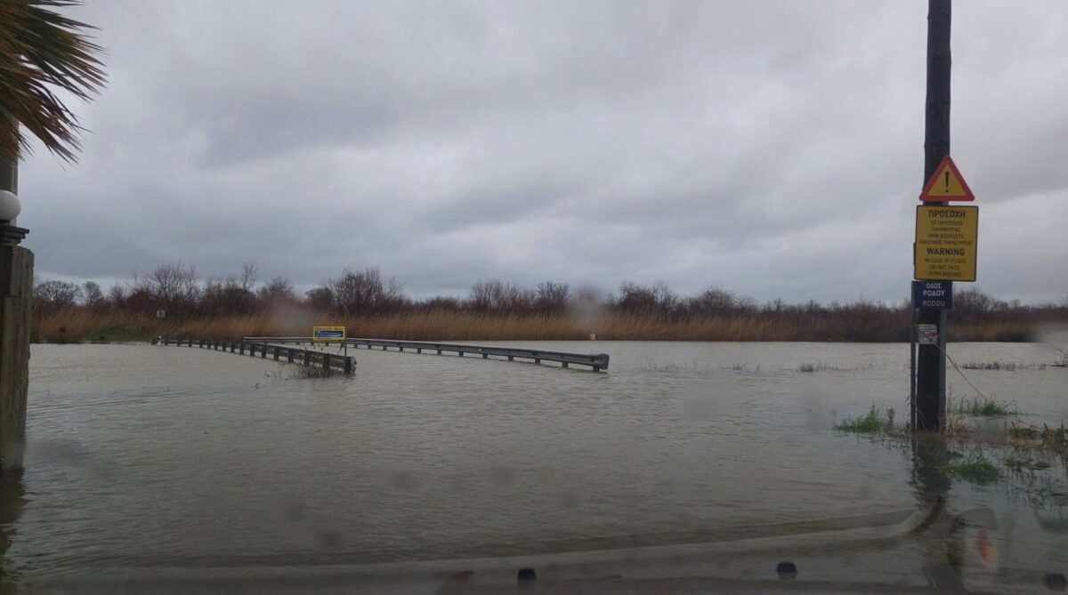 Αγιόκαμπος- Λάρισα- κακοκαιρία