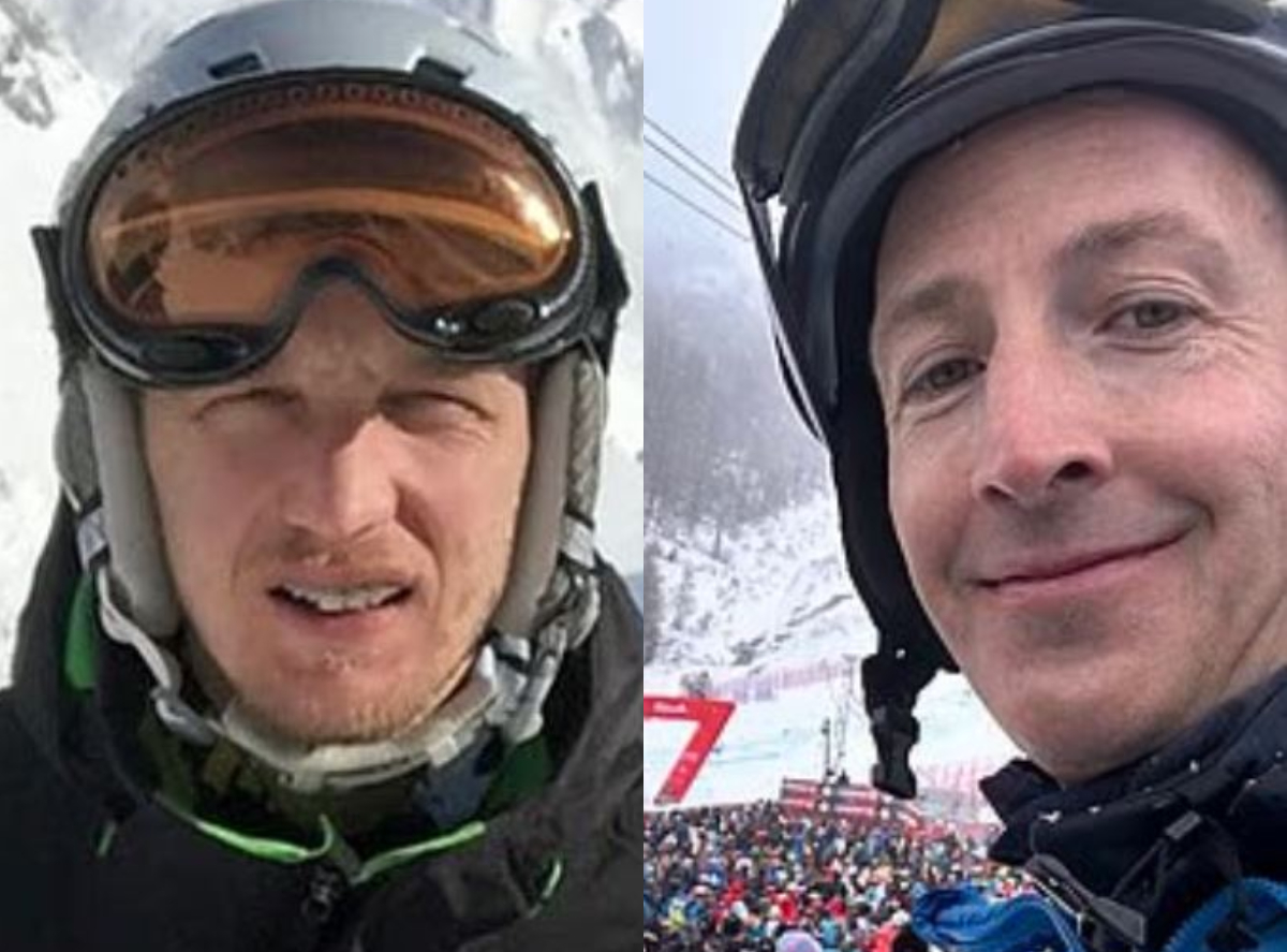 Ο 51χρονος Σον Όβερι (αριστερά) και ο 46χρονος Στιούαρτ Λέσλι (δεξιά) σκοτώθηκαν σε χιονοστιβάδα στις Γαλλικές Άλπεις. Πηγή: Facebook