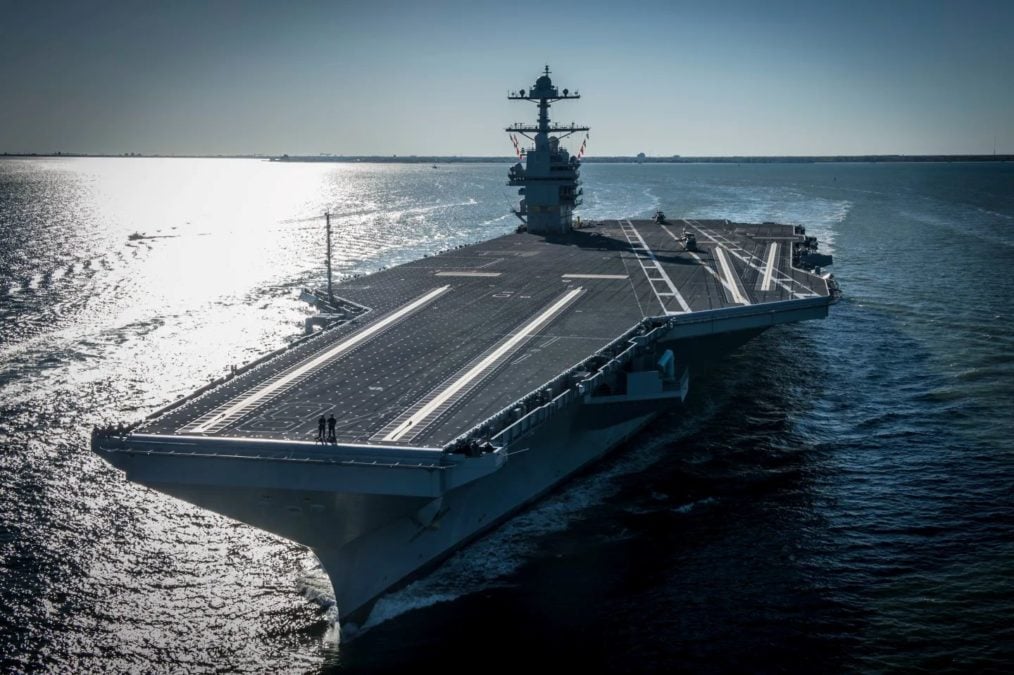αεροπλανοφόρο USS Gerald R. Ford ΗΠΑ Ιράν Τραμπ