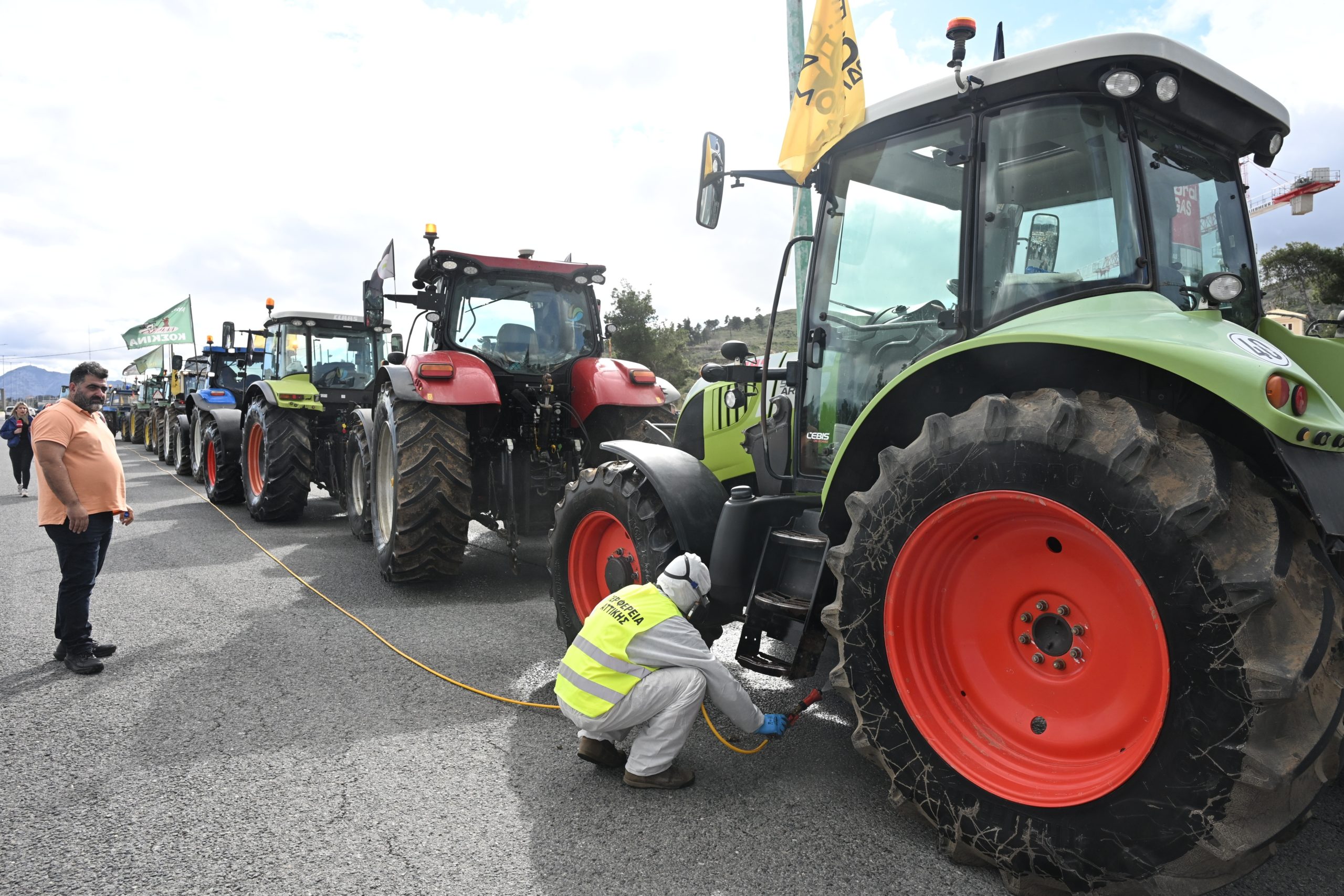 απολύμανση τρακτέρ