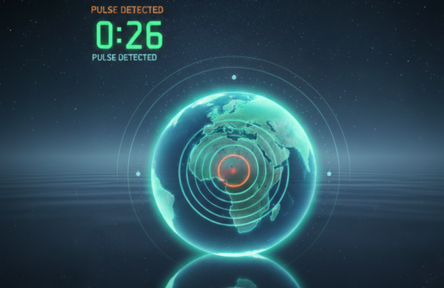 Γη πάλλεται κάθε 26 δευτερόλεπτα