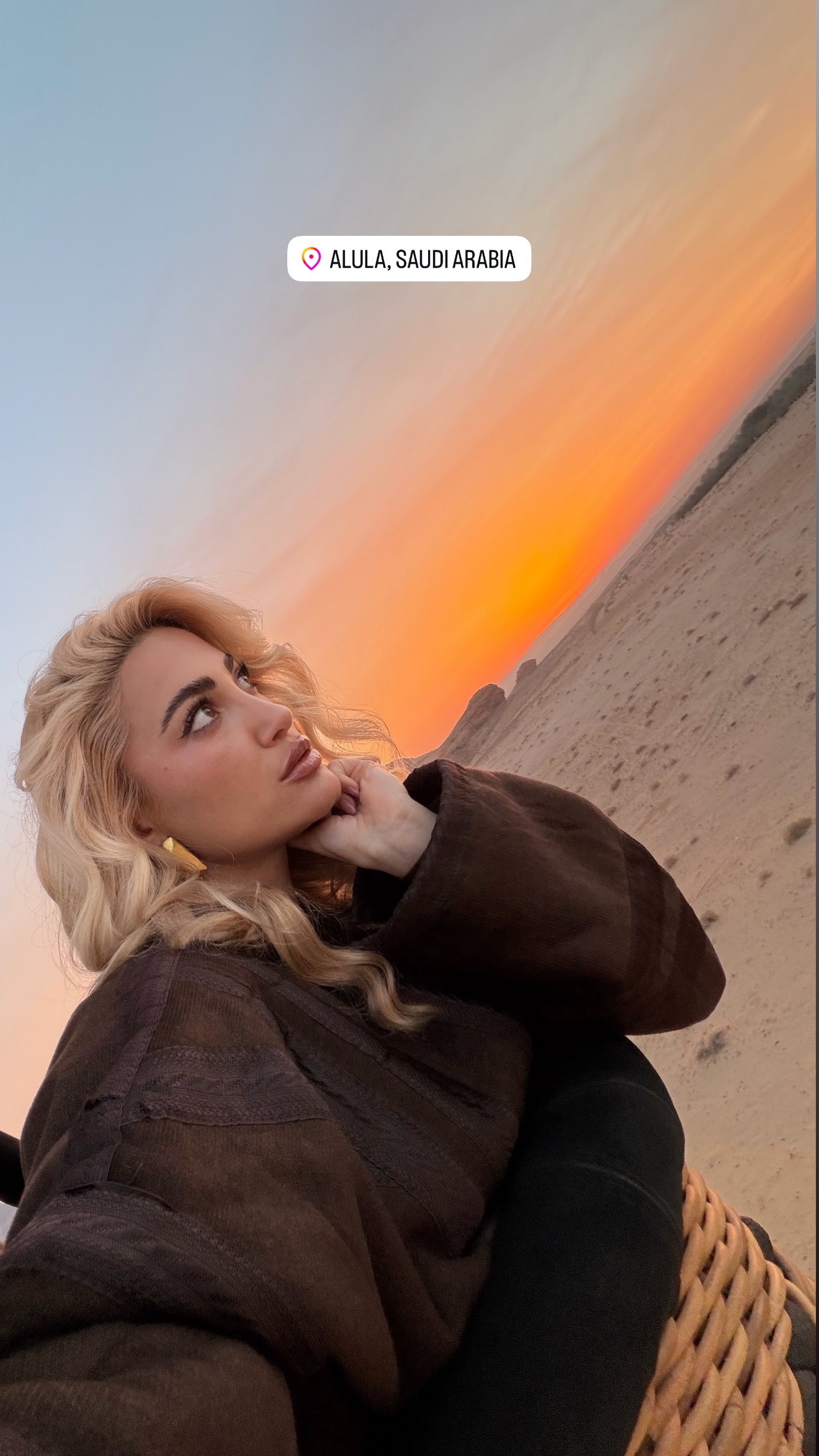 Ιωάννα Τούνη: Για πρώτη φορά βόλτα με αερόστατο στη Σαουδική Αραβία