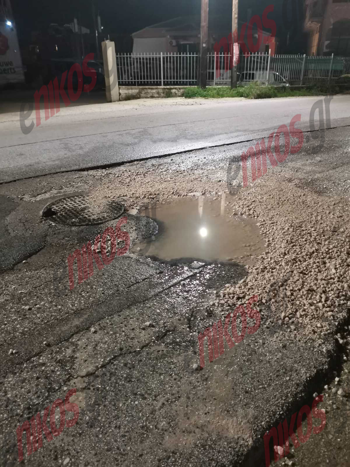 Κακοκαιρία, Κέρκυρα, Δρόμοι