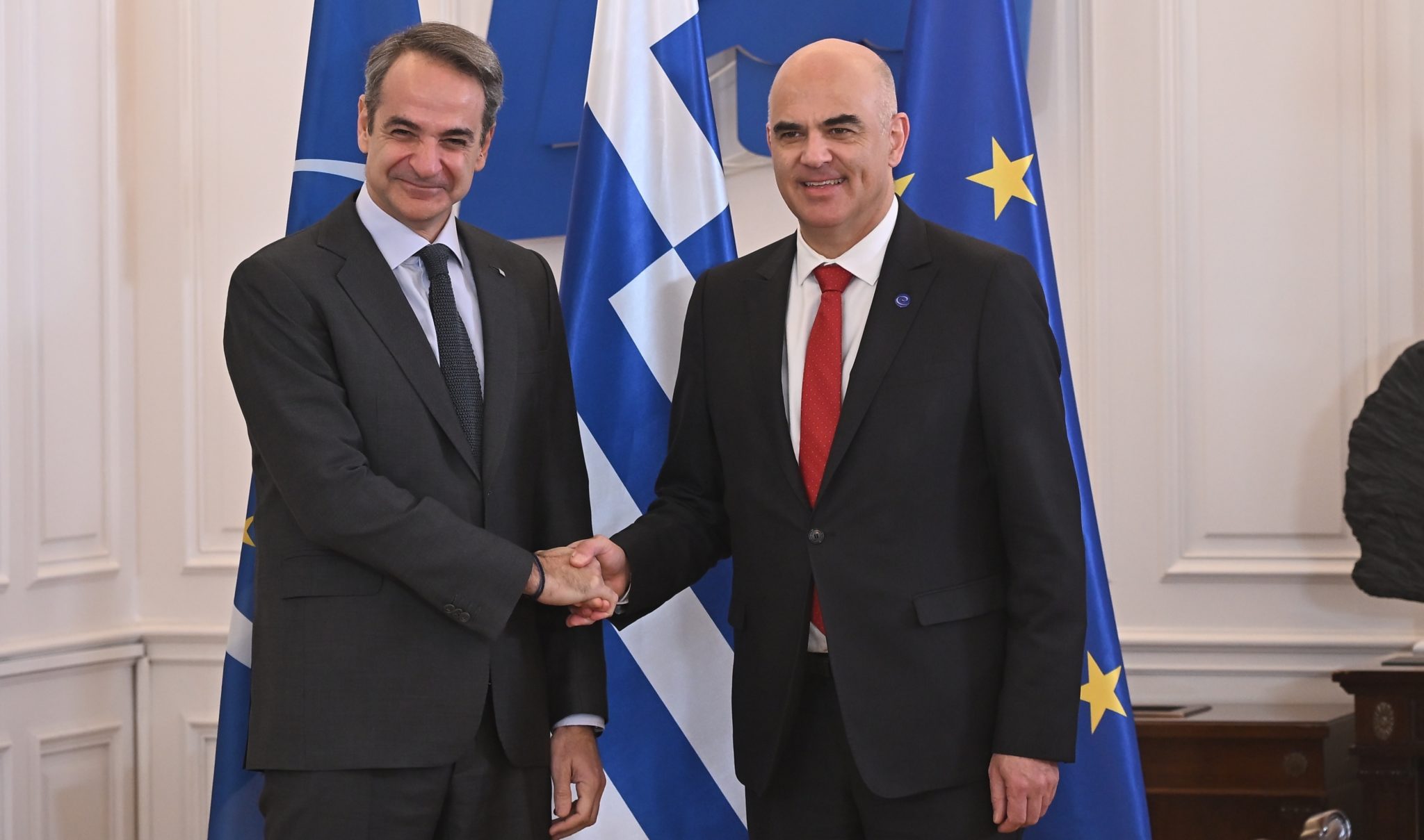 Κυριάκος Μητσοτάκης,Αλέν Μπερσέ