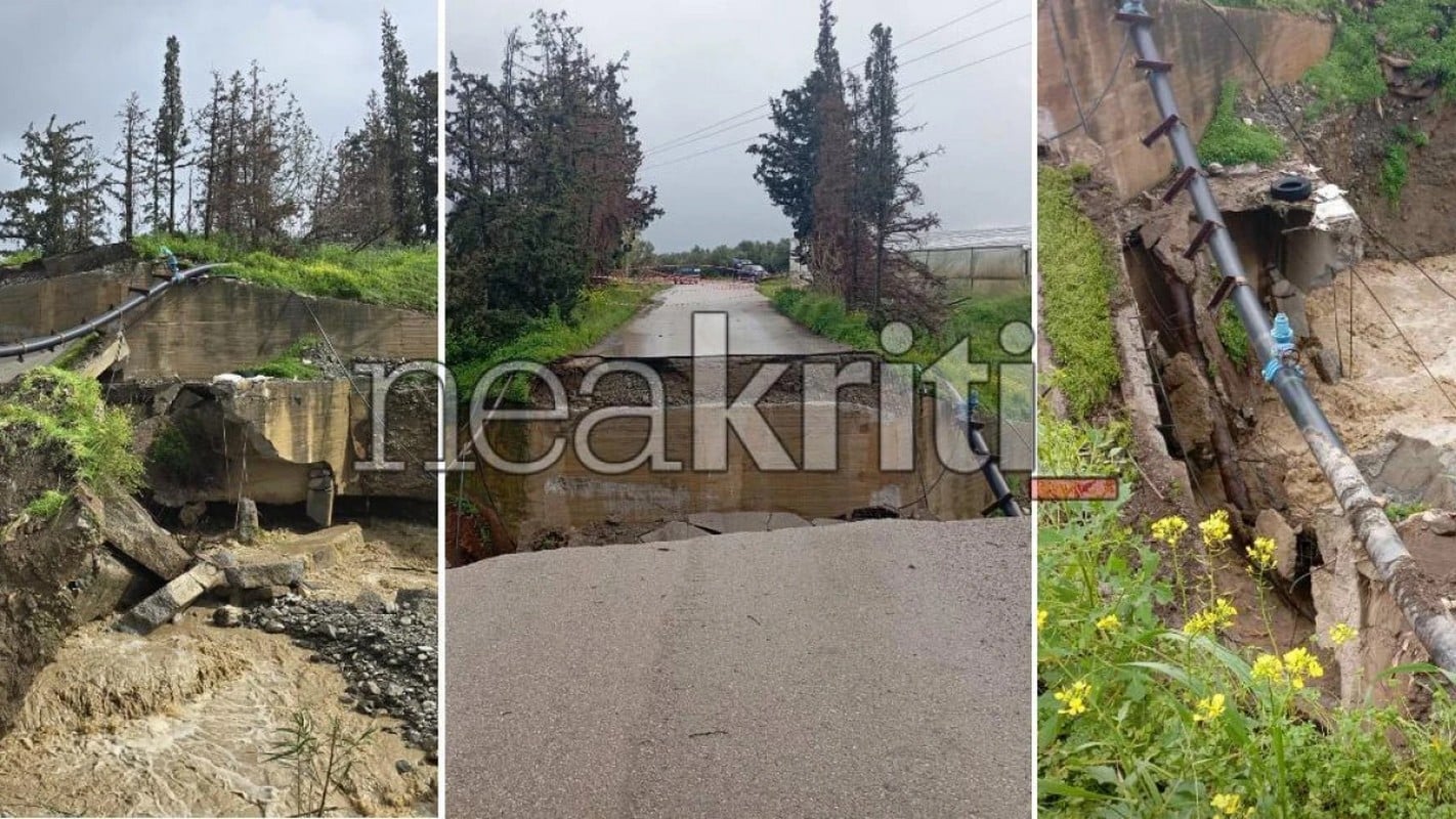 Κρήτη, Μεσαρά, καταστροφές, κακοκαιρία