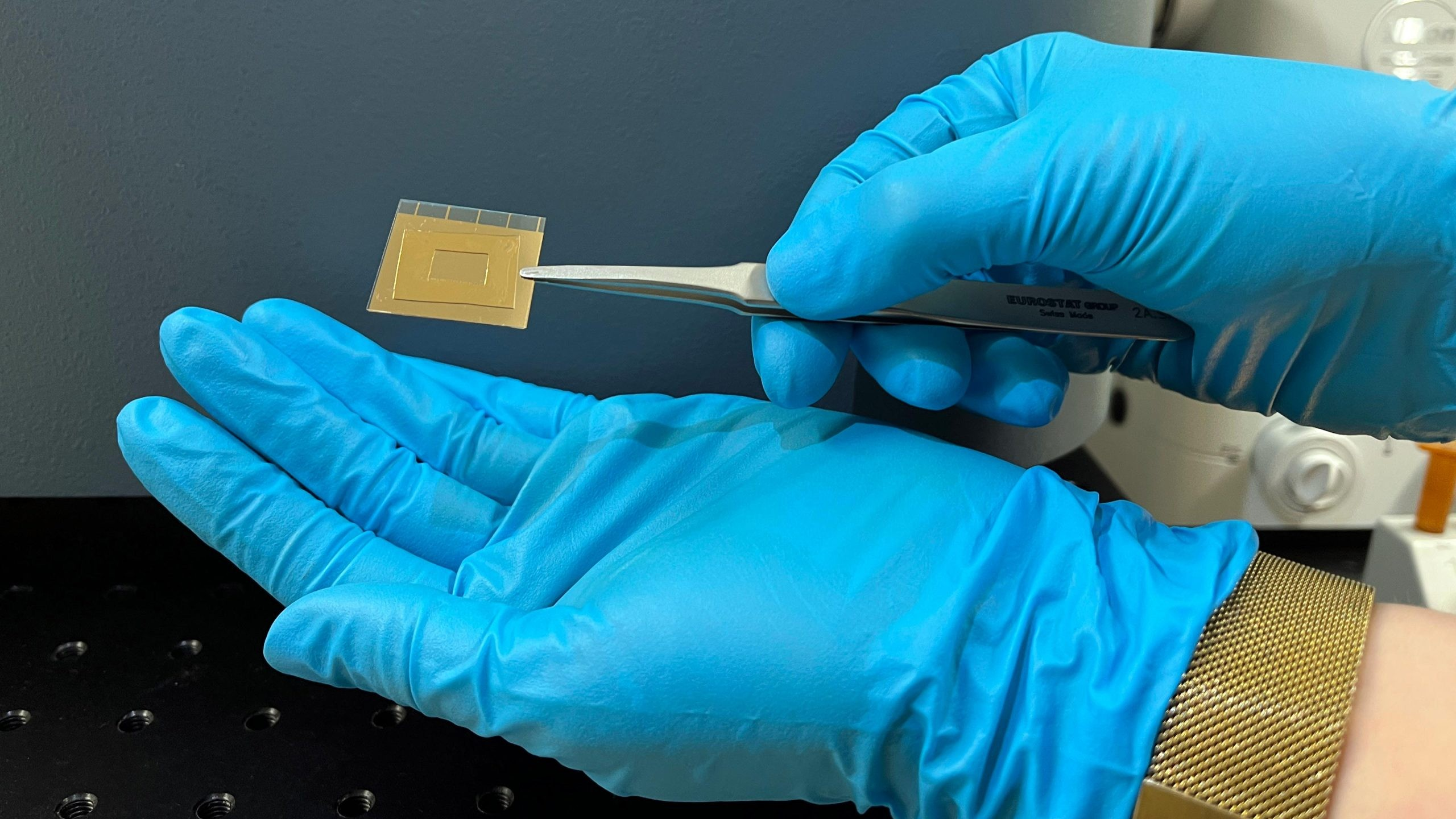 Μια πλατφόρμα από χρυσό αποκαλύπτει τις δυνάμεις στην «αόρατη κόλλα» της φύσης. Ερευνητές στο Πανεπιστήμιο Τεχνολογίας Chalmers της Σουηδίας ανακάλυψαν έναν γρήγορο και εύκολο τρόπο για να μελετήσουν τις κρυφές δυνάμεις που συγκρατούν τα μικρότερα αντικείμενα του σύμπαντος. Χρησιμοποιώντας χρυσό, θαλασσινό νερό και φως, δημιούργησαν μια πλατφόρμα πάνω στην οποία οι δυνάμεις αυτές γίνονται ορατές μέσω χρωμάτων.Πηγή: Πανεπιστήμιο Τεχνολογίας Chalmers | Mia Halleröd Palmgren 