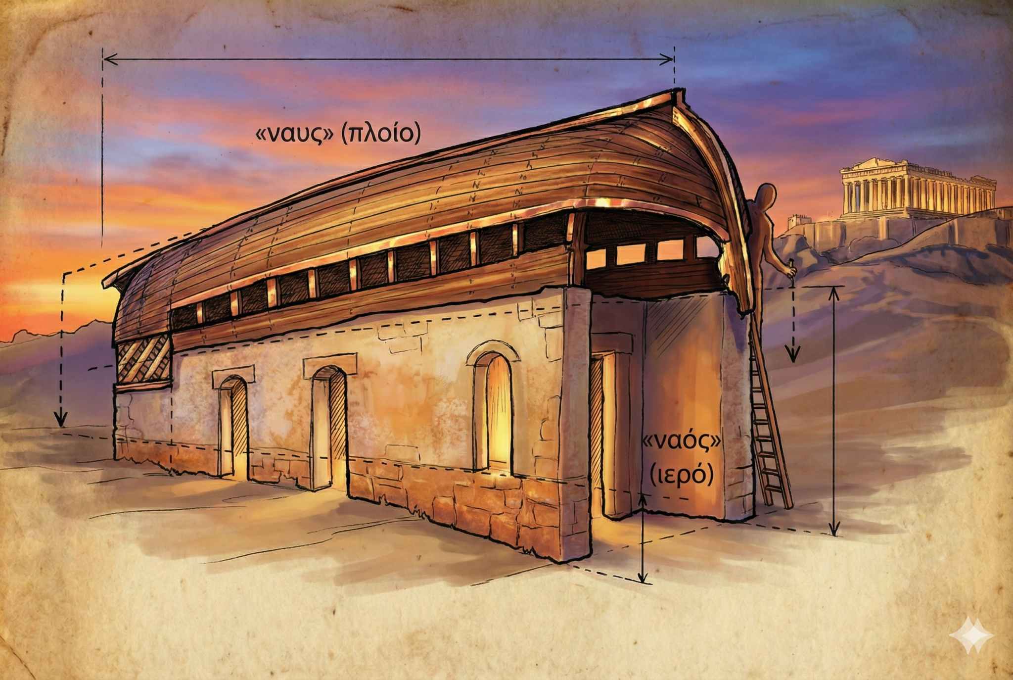 Μπορεί ο Παρθενώνας να είναι ένα «αναποδογυρισμένο πλοίο»;