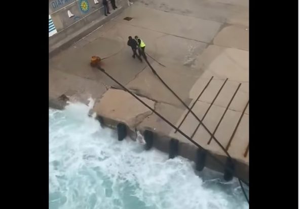 Κακοκαιρία - Κάρπαθος- πλοίο