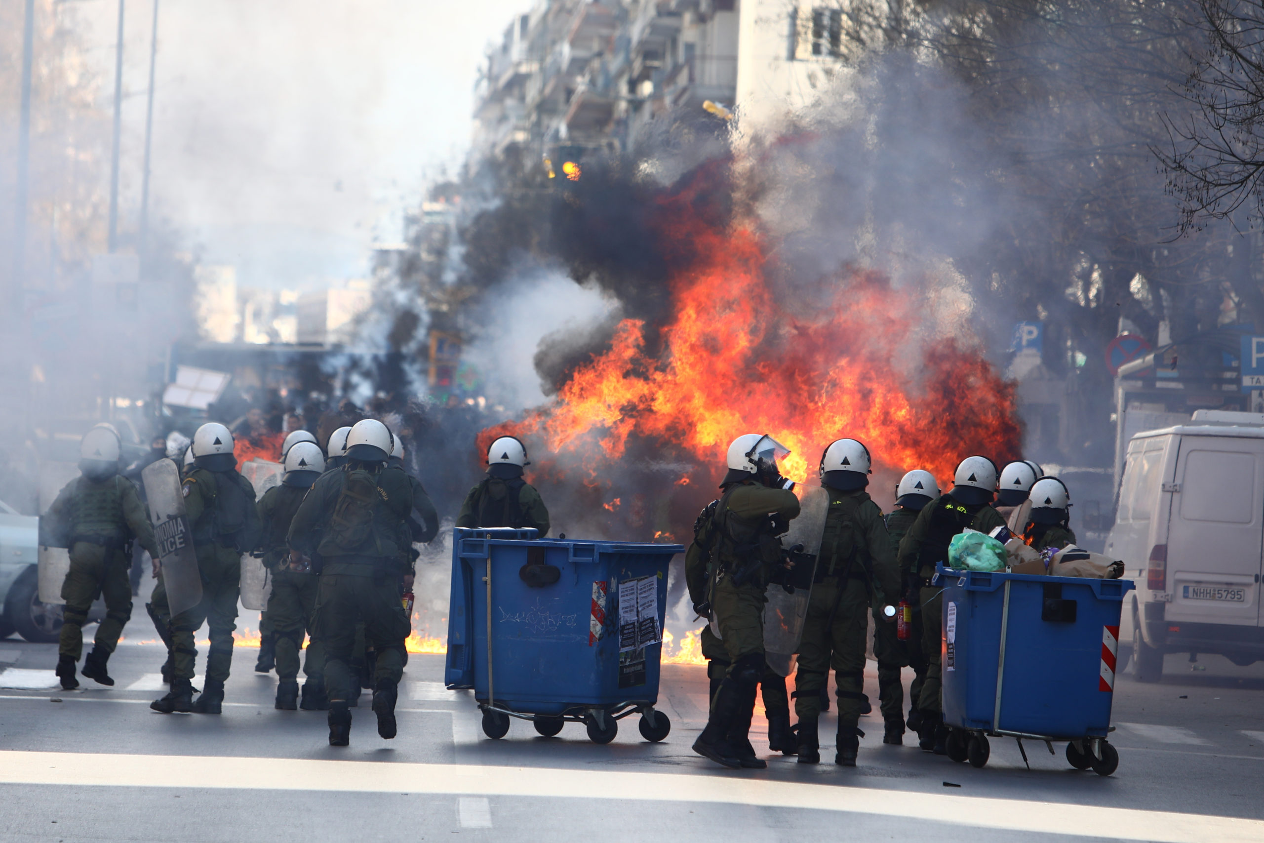 επεισόδια Θεσσαλονίκη