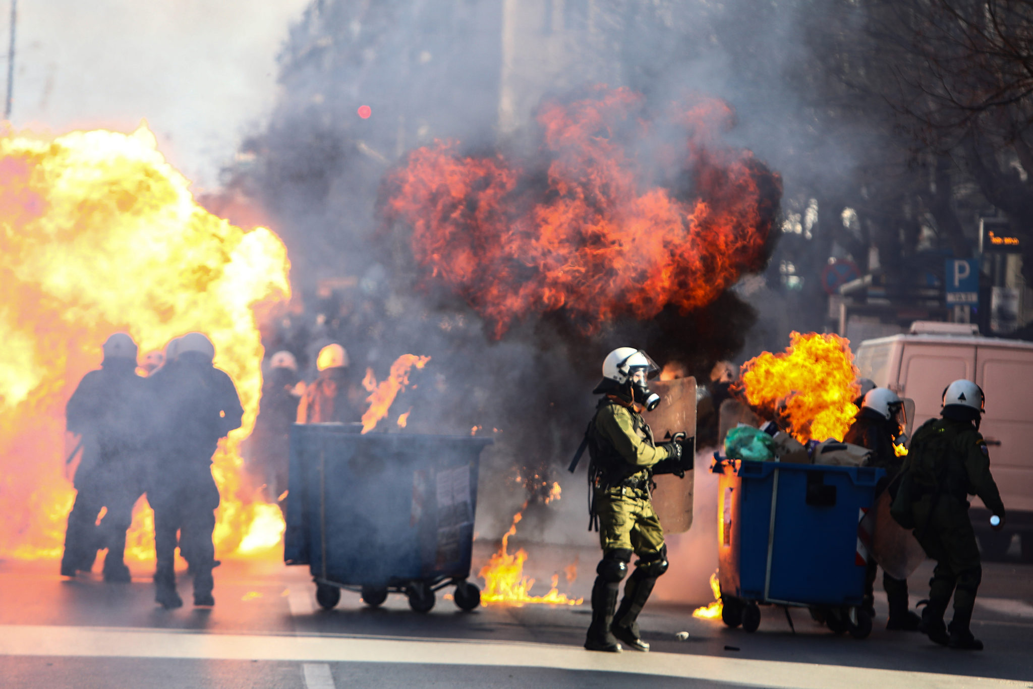επεισόδια Θεσσαλονίκη