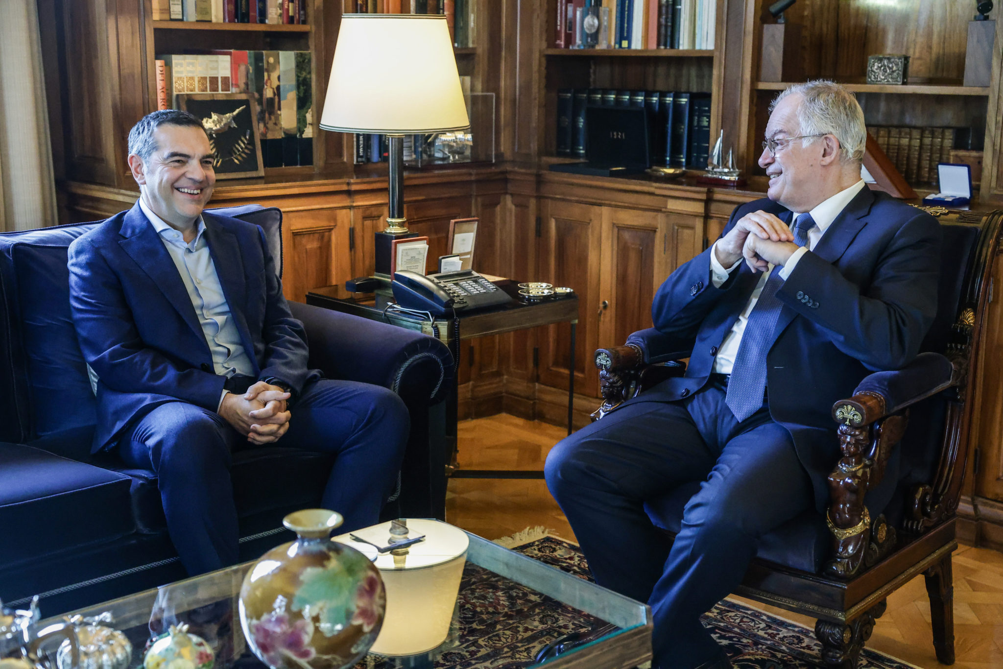 συνάντηση Τσίπρα με Τασούλα στο Προεδρικό