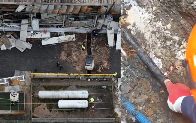 Βιολάντα, έκρηξη, διαρροή