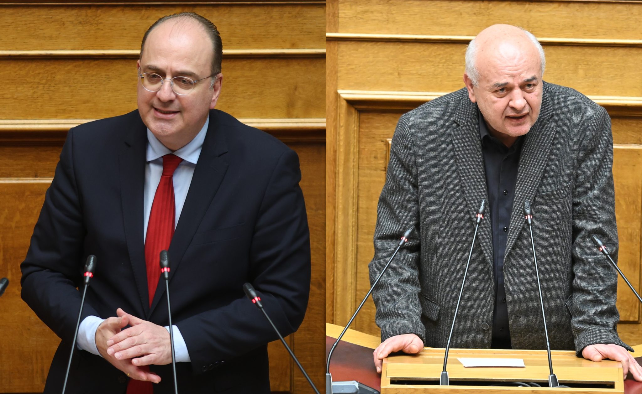 Βουλή, Μακάριος Λαζαρίδης, Νίκος Καραθανασόπουλος