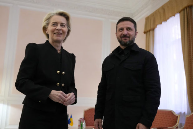 Ζελένσκι Ούρσουλα φον ντερ Λάιεν Ευρωπαϊκή Ένωση Politico