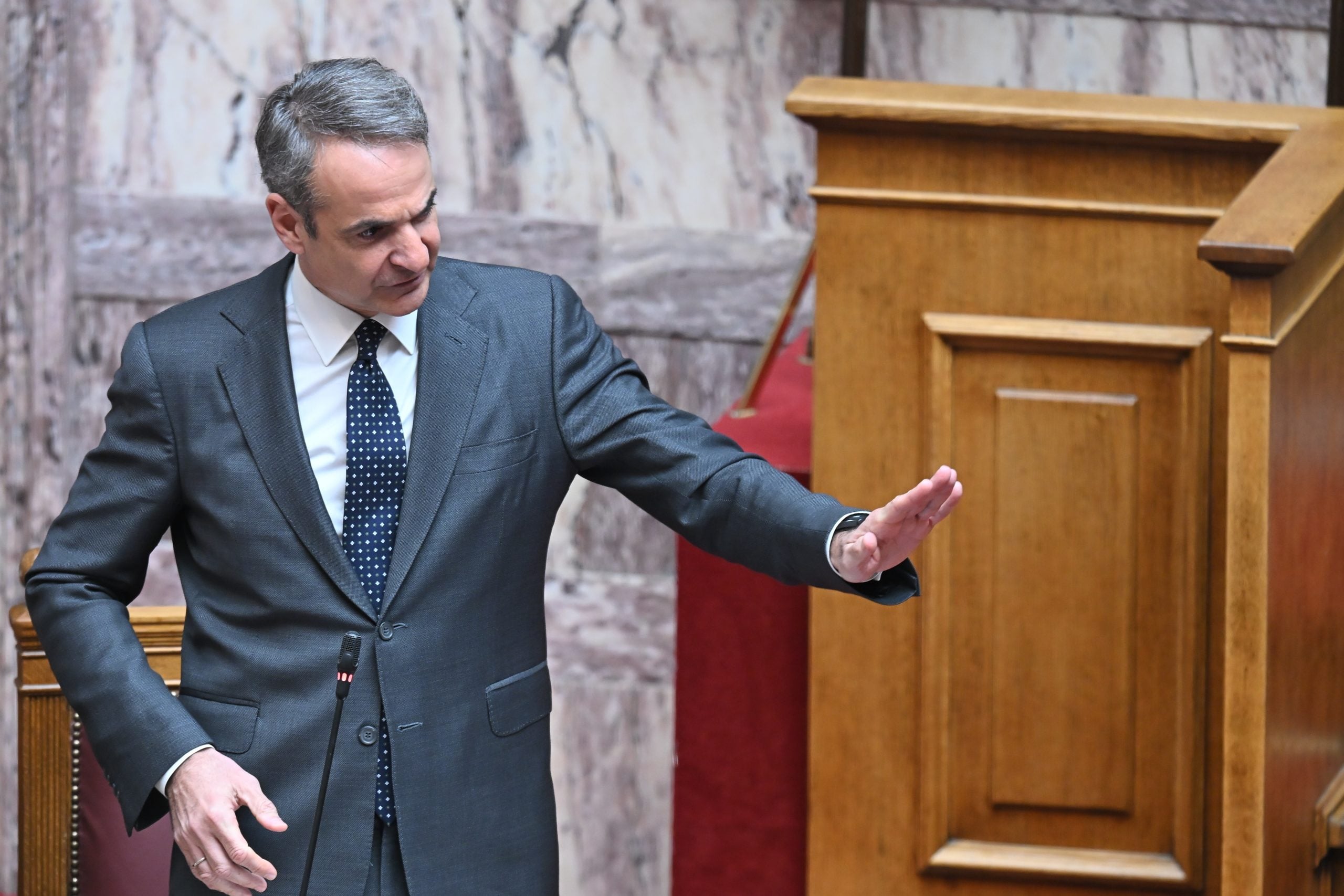 Μητσοτάκης δευτερολογία Βουλή