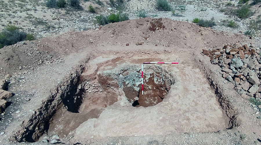 Ανθρώπινες ταφές από την τάφρο 1 (σχέδιο του A. Vahdati). Πηγή: Vahdati A. A (2026), Antiquity 