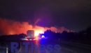 Θεσσαλονίκη: Φωτιά σε ξερά χόρτα κοντά στα Μάλγαρα - Διακόπηκε η κυκλοφορία στην ΠΑΘΕ