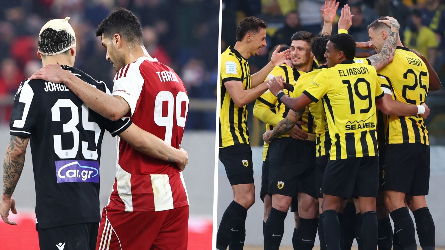 Ολυμπιακός, ΠΑΟΚ, ΑΕΚ