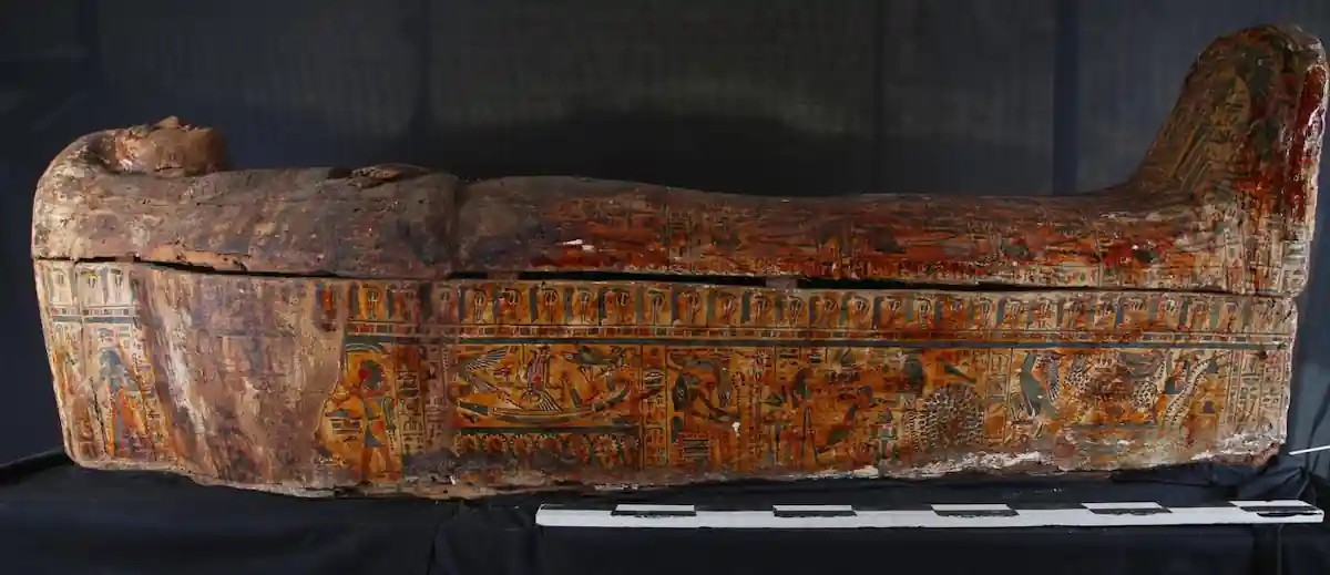 Ακόμη μία από τις σαρκοφάγους που ανήκουν στις Ψάλτριες του Άμμωνα. Πιστωτική αναφορά: Υπουργείο Τουρισμού και Αρχαιοτήτων της Αιγύπτου