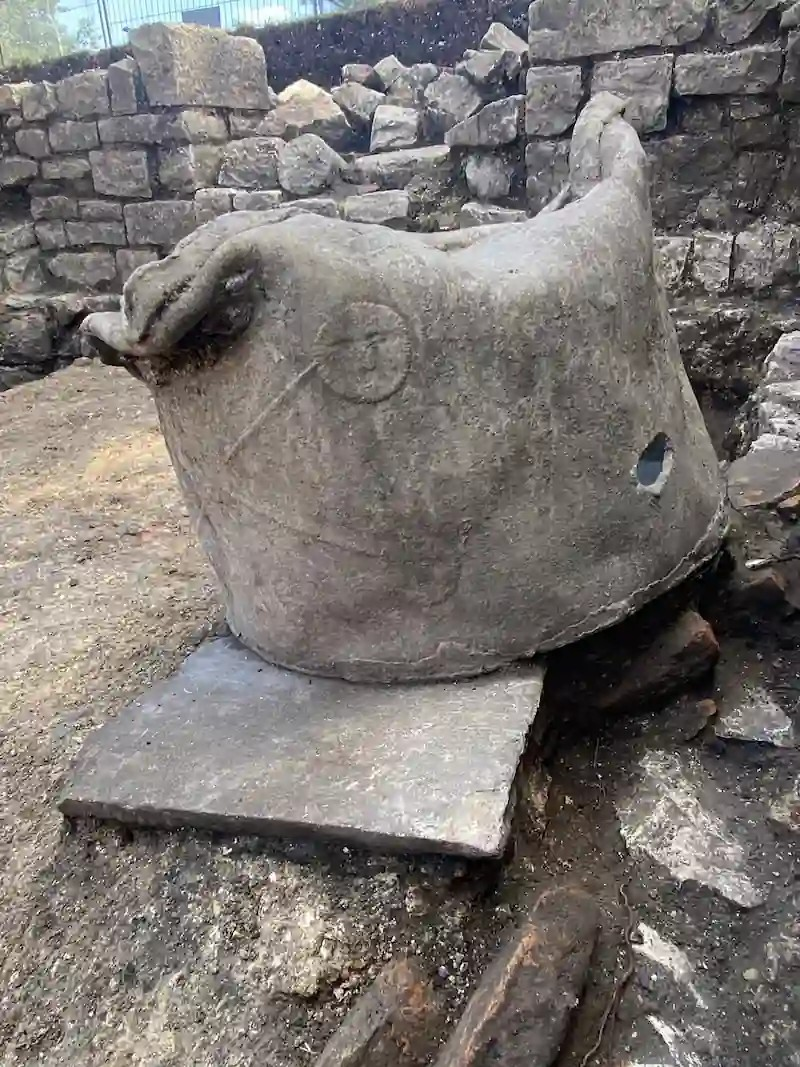 Το μολύβδινο δοχείο που βρέθηκε. Πηγή: Υπουργείο Πολιτισμού /Ministero della Cultura