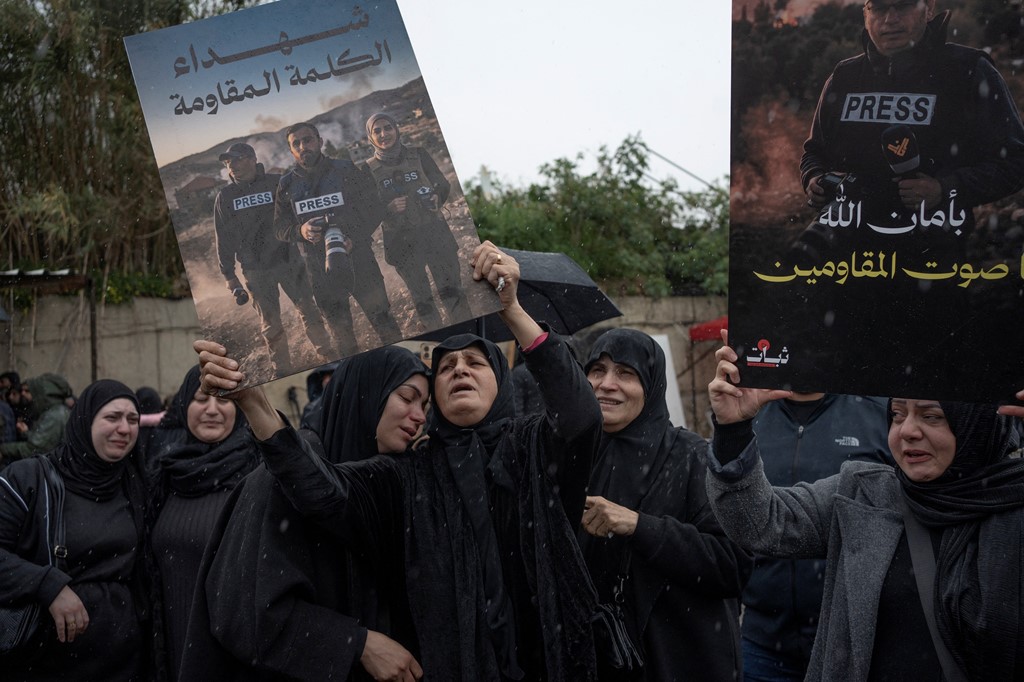 Λίβανος κηδεία δημοσιογράφων