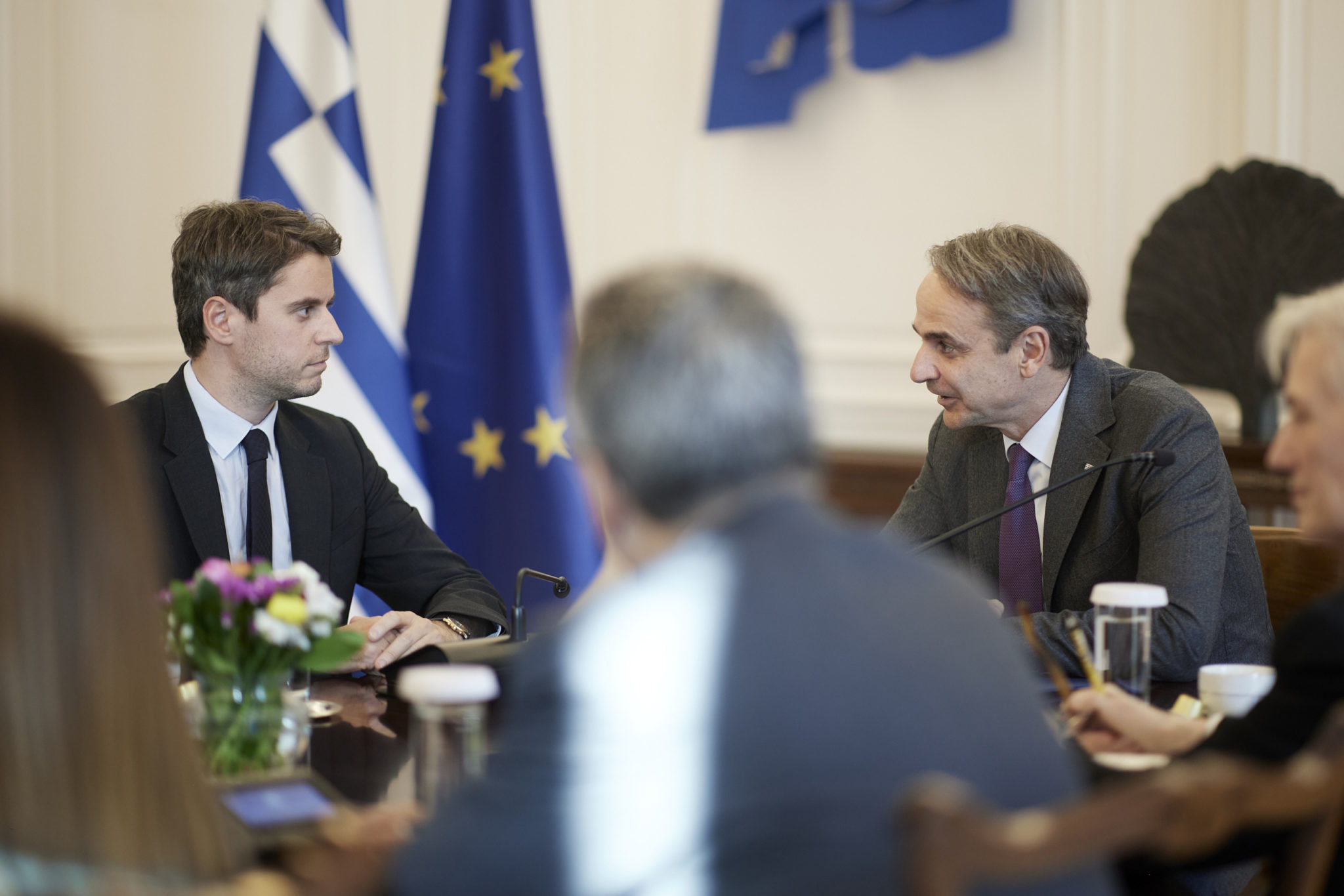 Κυριάκος Μητσοτάκης Γκαμπριέλ Ατάλ