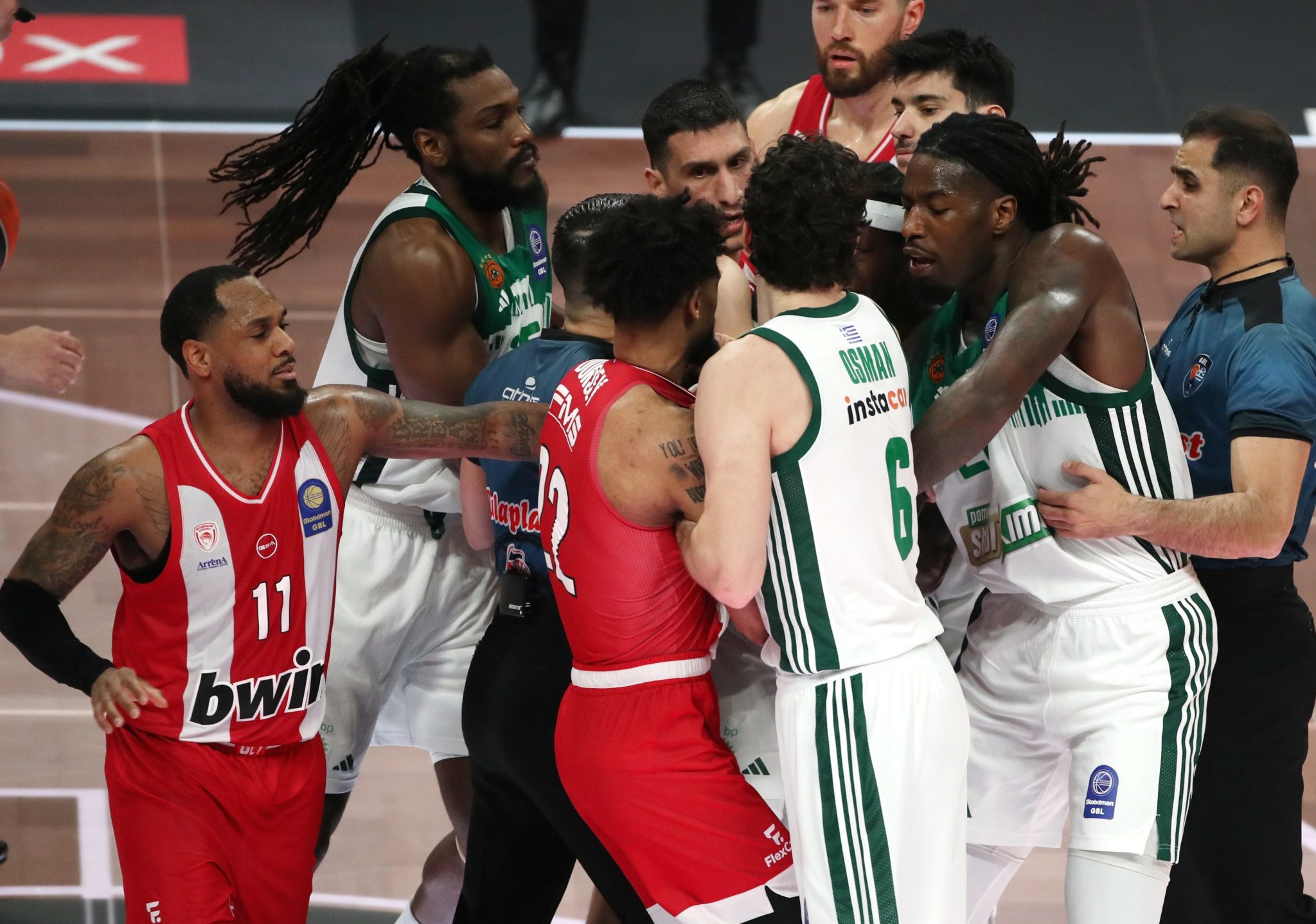 Παναθηναϊκός, Ολυμπιακός,Ναν, Ντόρσεϊ