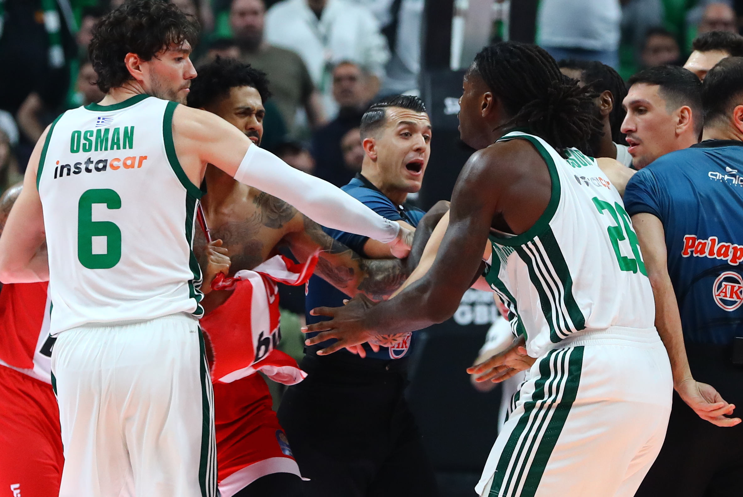 Παναθηναϊκός, Ολυμπιακός,Ναν, Ντόρσεϊ