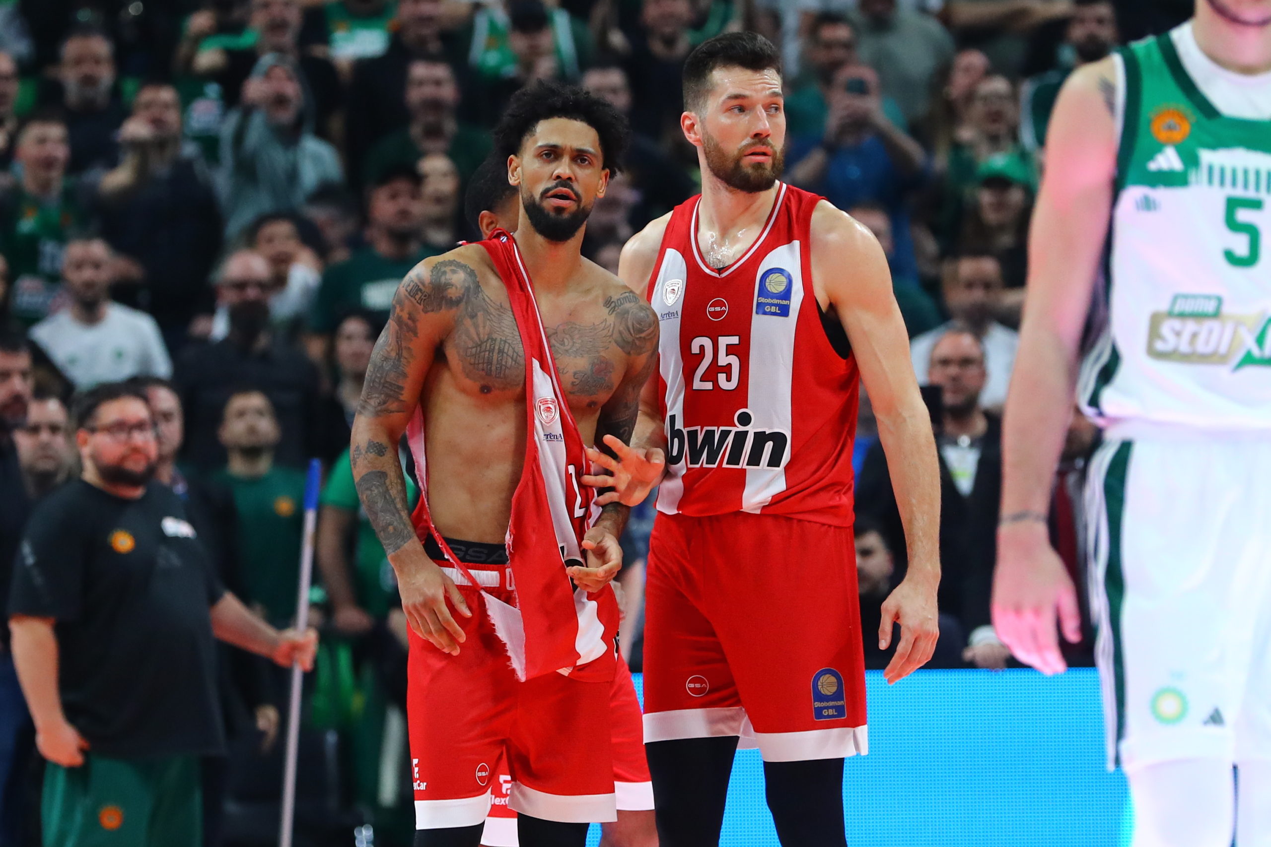 Παναθηναϊκός, Ολυμπιακός,Ναν, Ντόρσεϊ