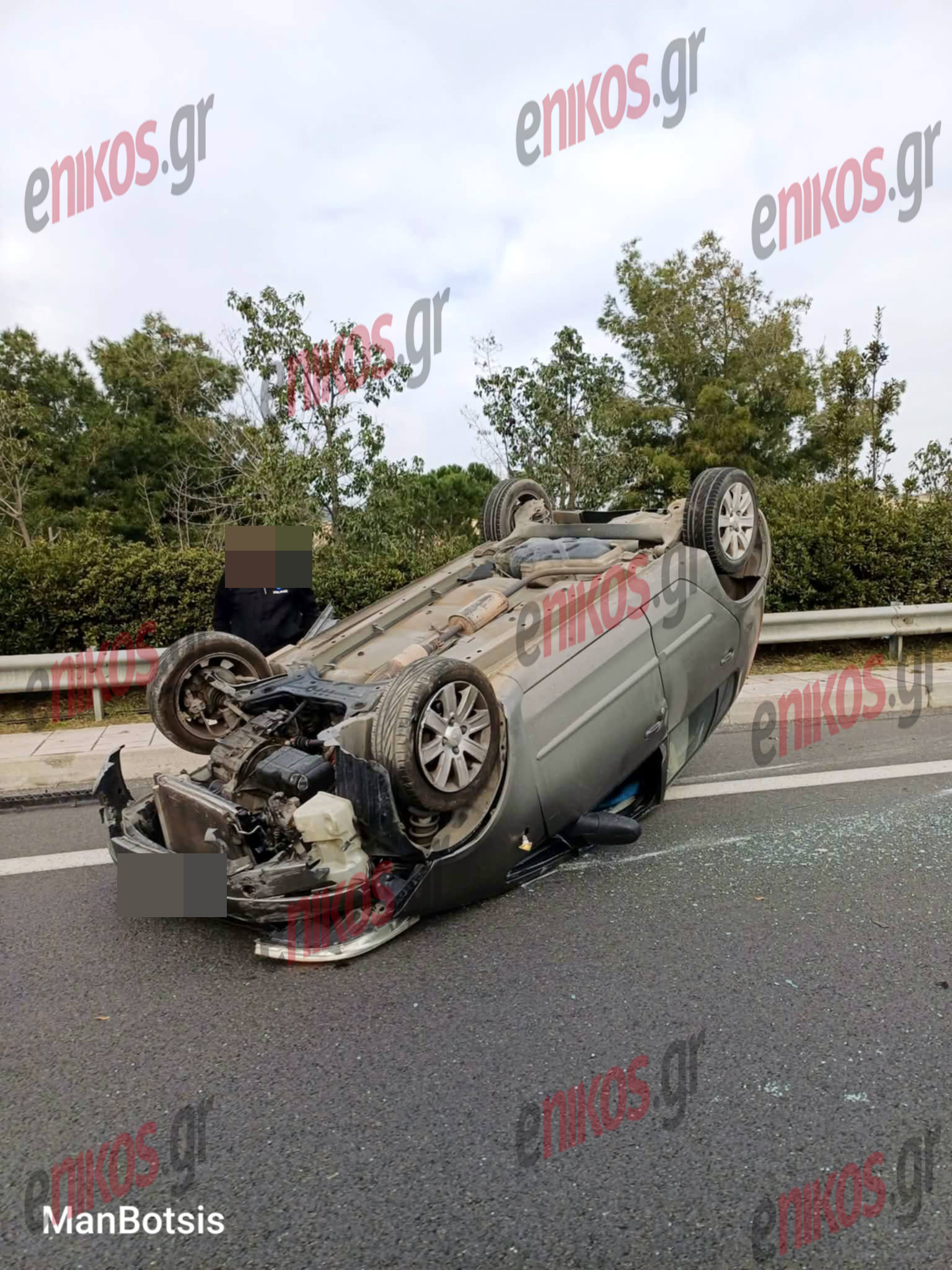 τροχαίο - Αττική Οδός- Κάντζα