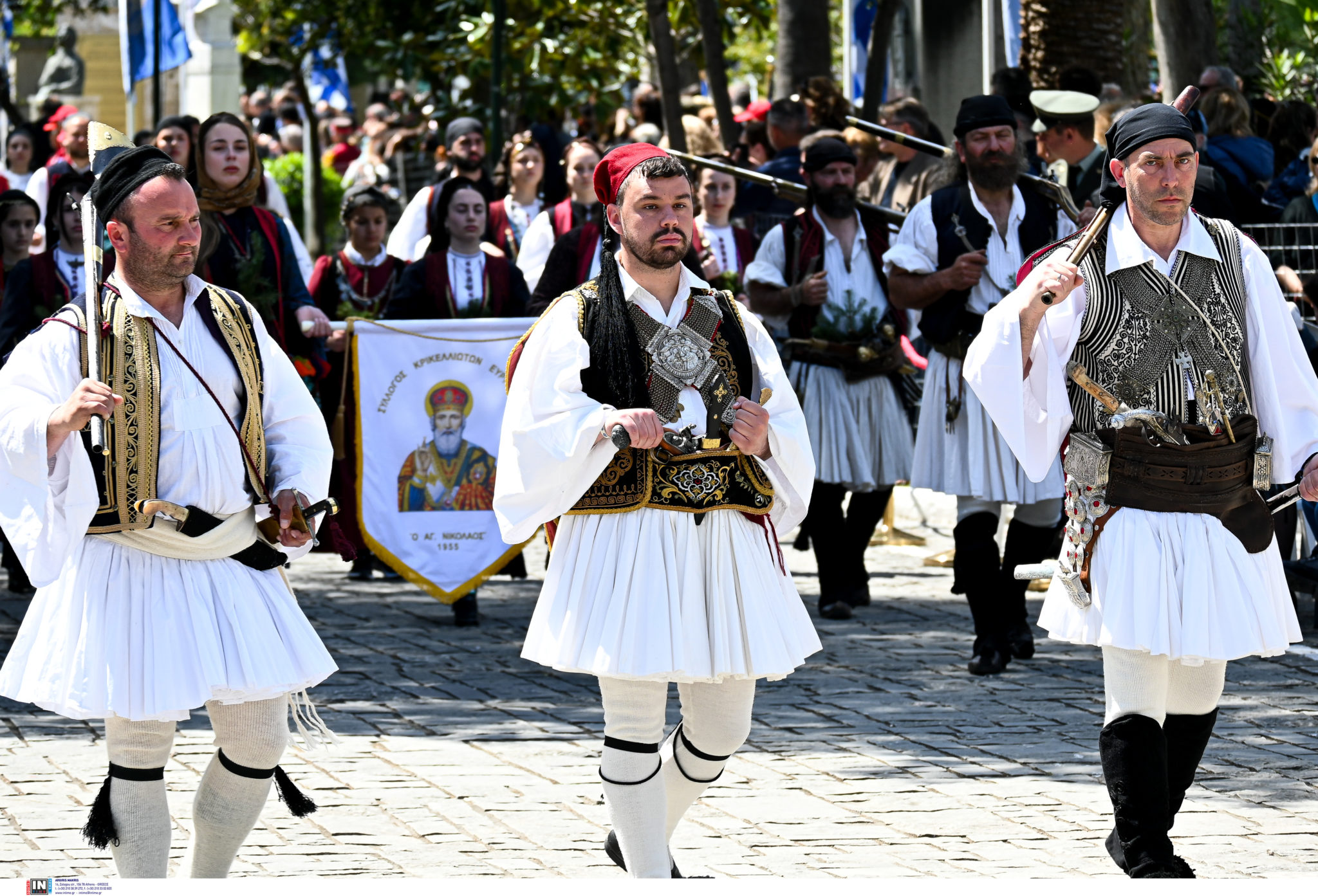 Έξοδος του Μεσολογγίου, Παρέλαση