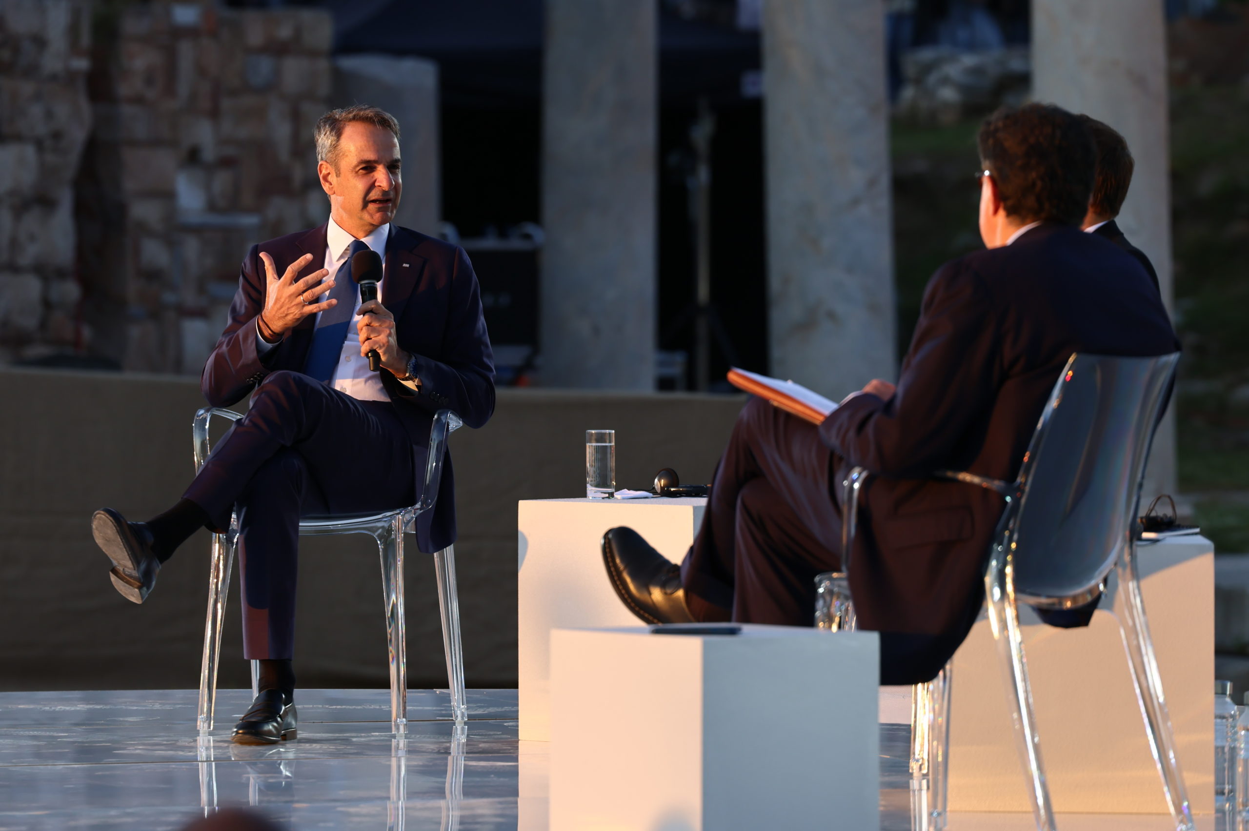 Μητσοτάκης σε Μακρόν: «Ευκαιρία να αναδείξουμε τον ρόλο που μπορεί να διαδραματίσει η Ευρώπη»