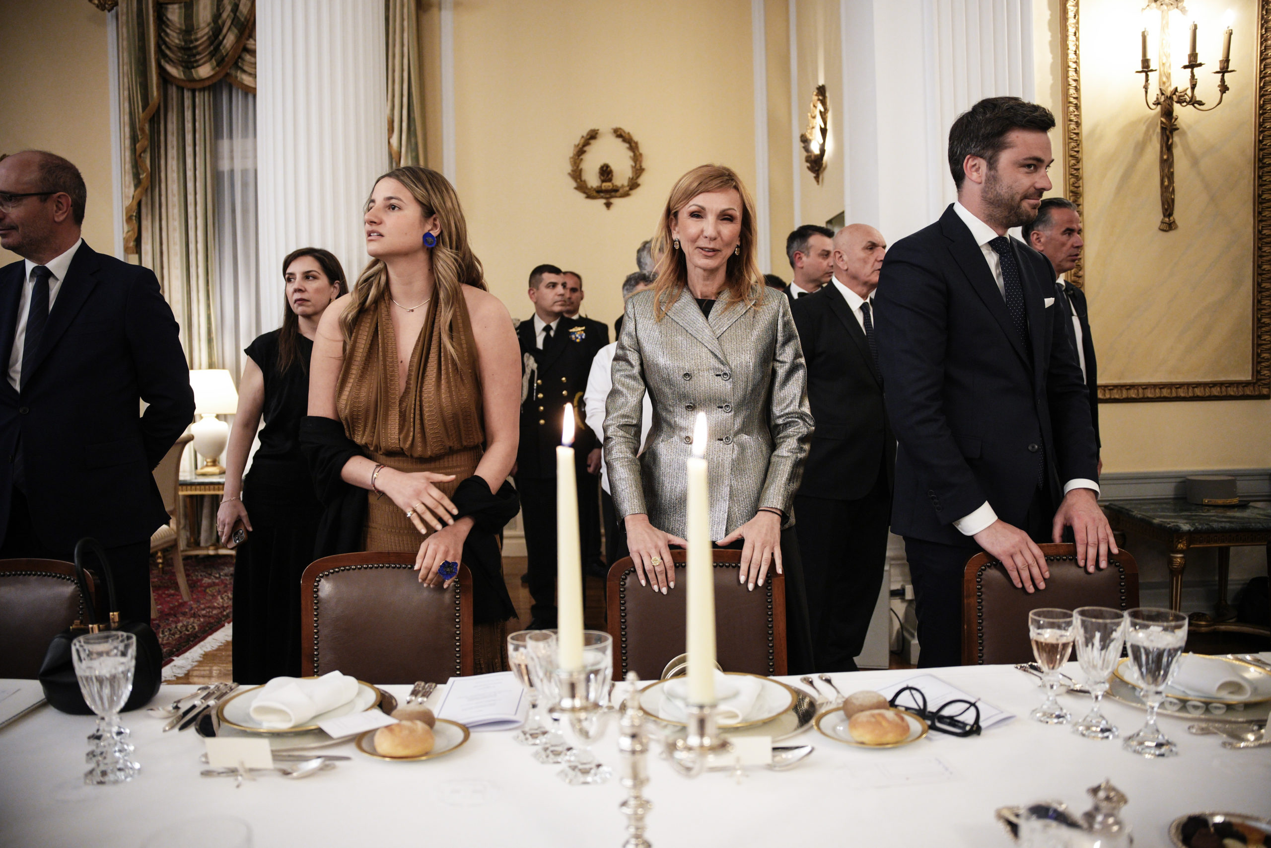 Προεδρικό Μέγαρο, Μακρόν, Τασούλας, Δείπνο