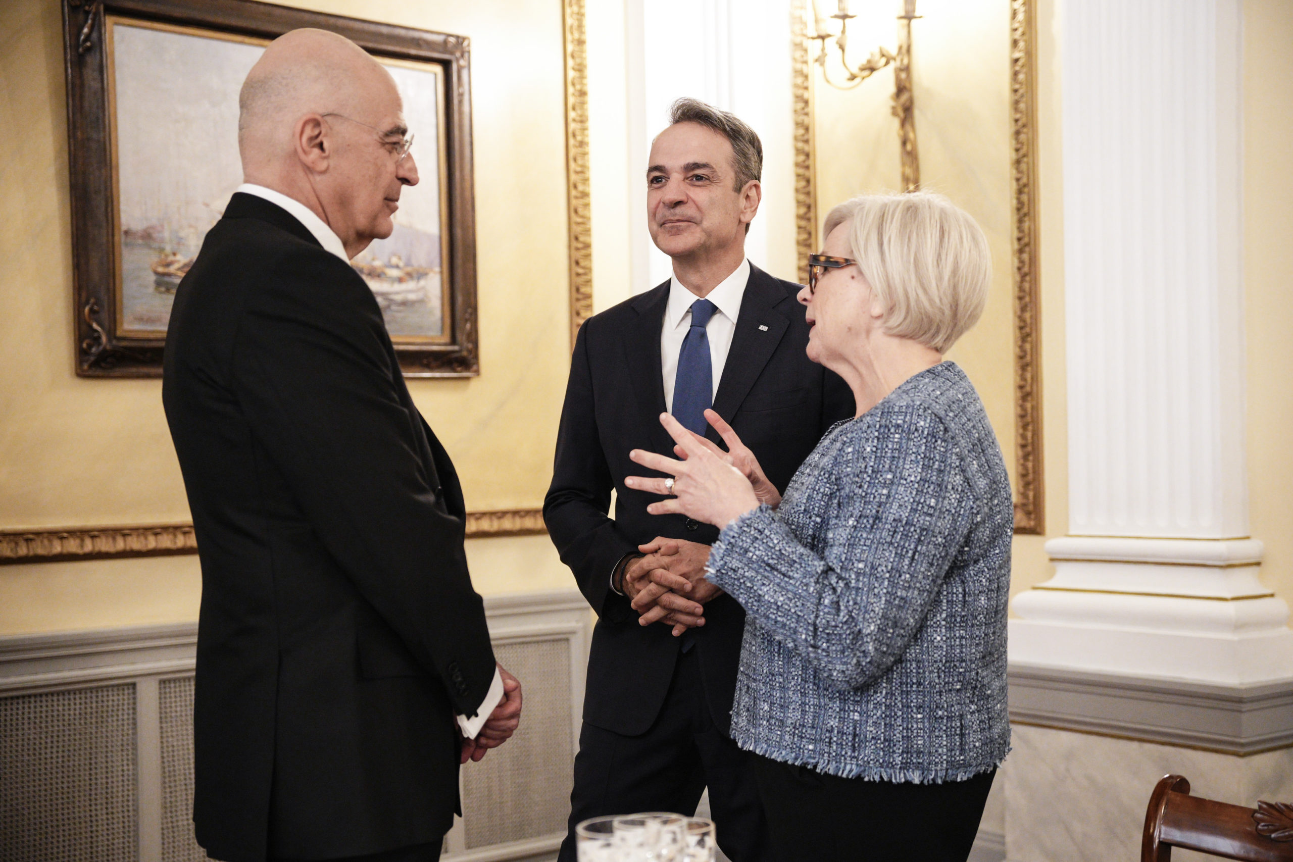 Προεδρικό Μέγαρο, Μακρόν, Τασούλας, Δείπνο