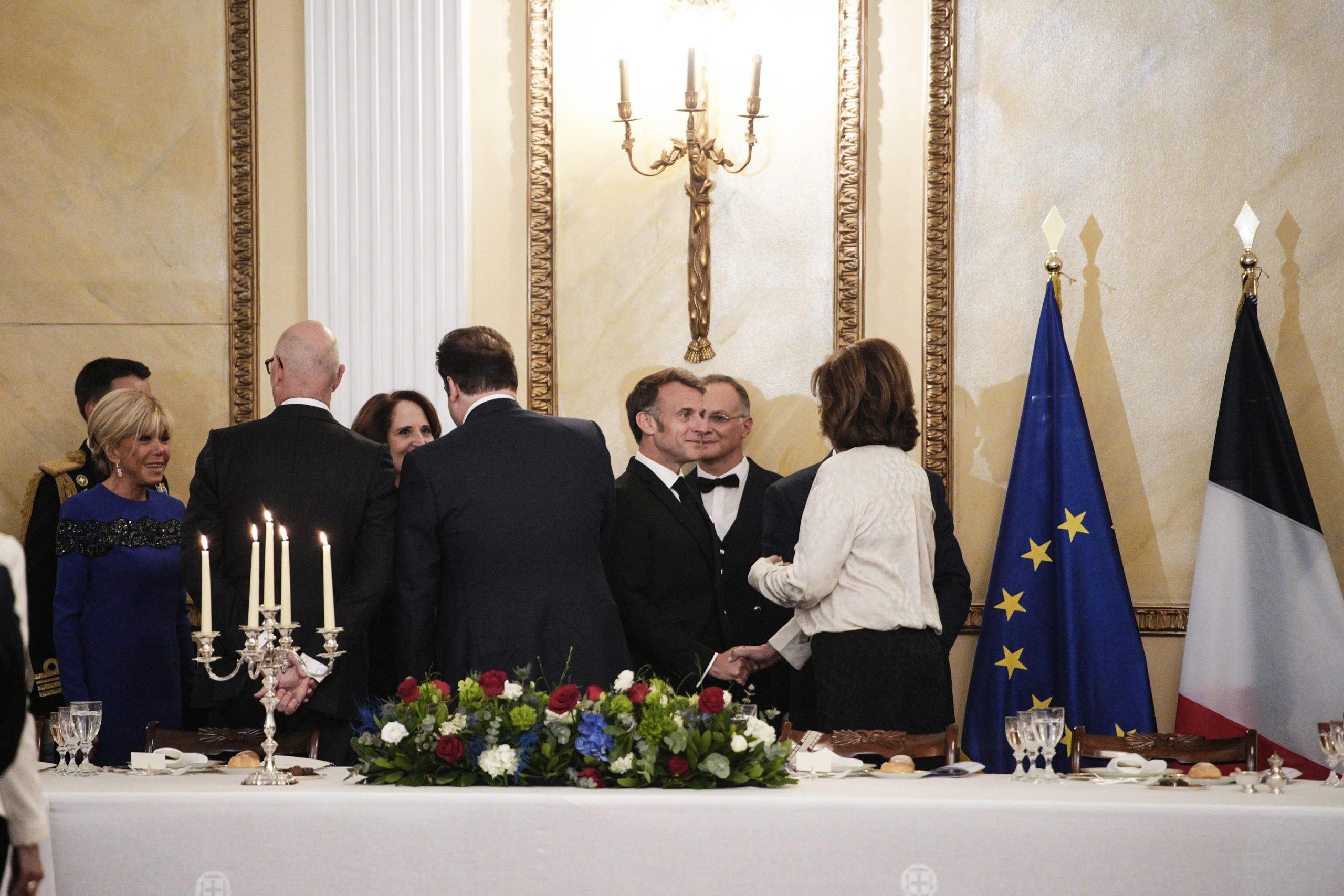 Προεδρικό Μέγαρο, Μακρόν, Τασούλας, Δείπνο