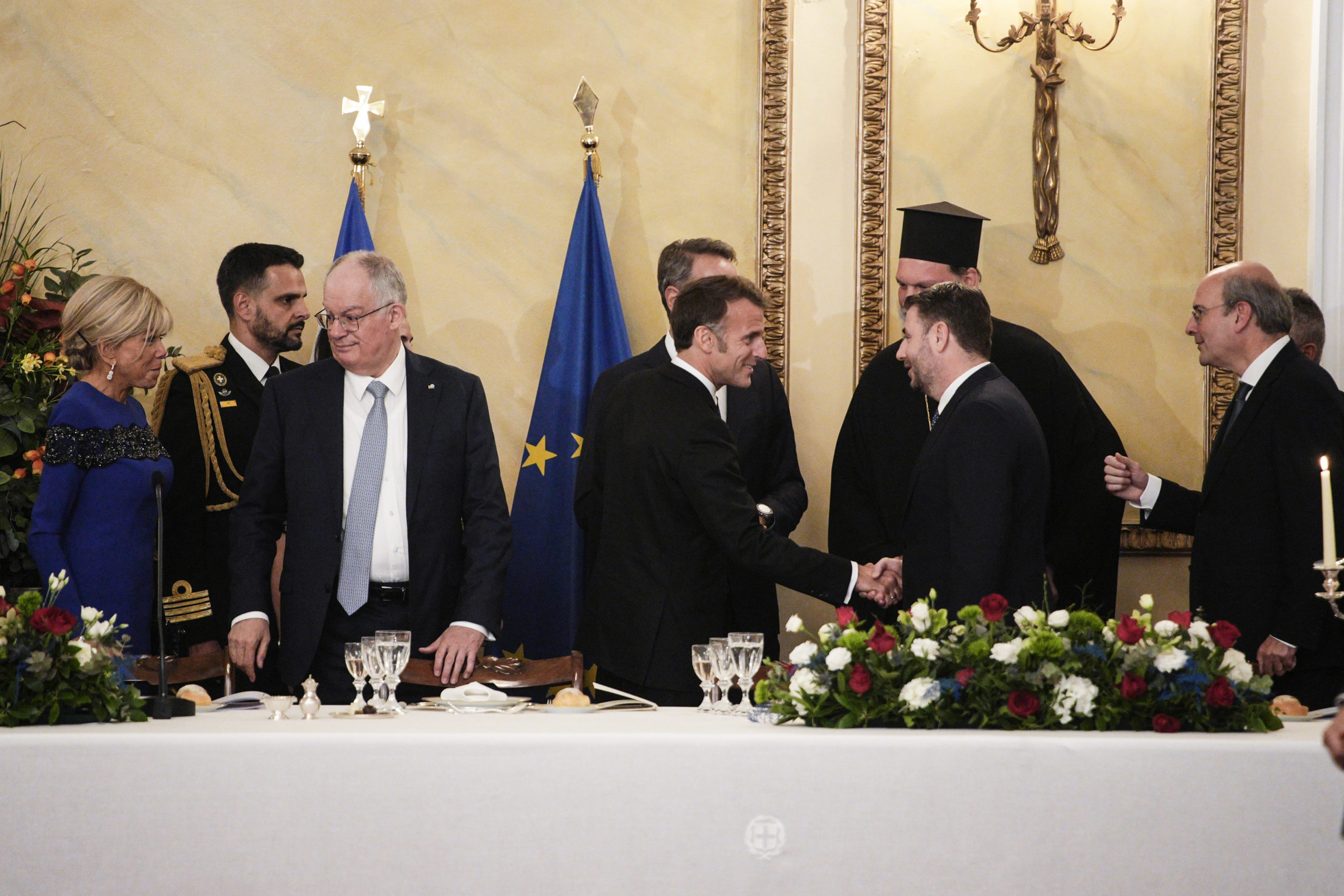 Προεδρικό Μέγαρο, Μακρόν, Τασούλας, Δείπνο