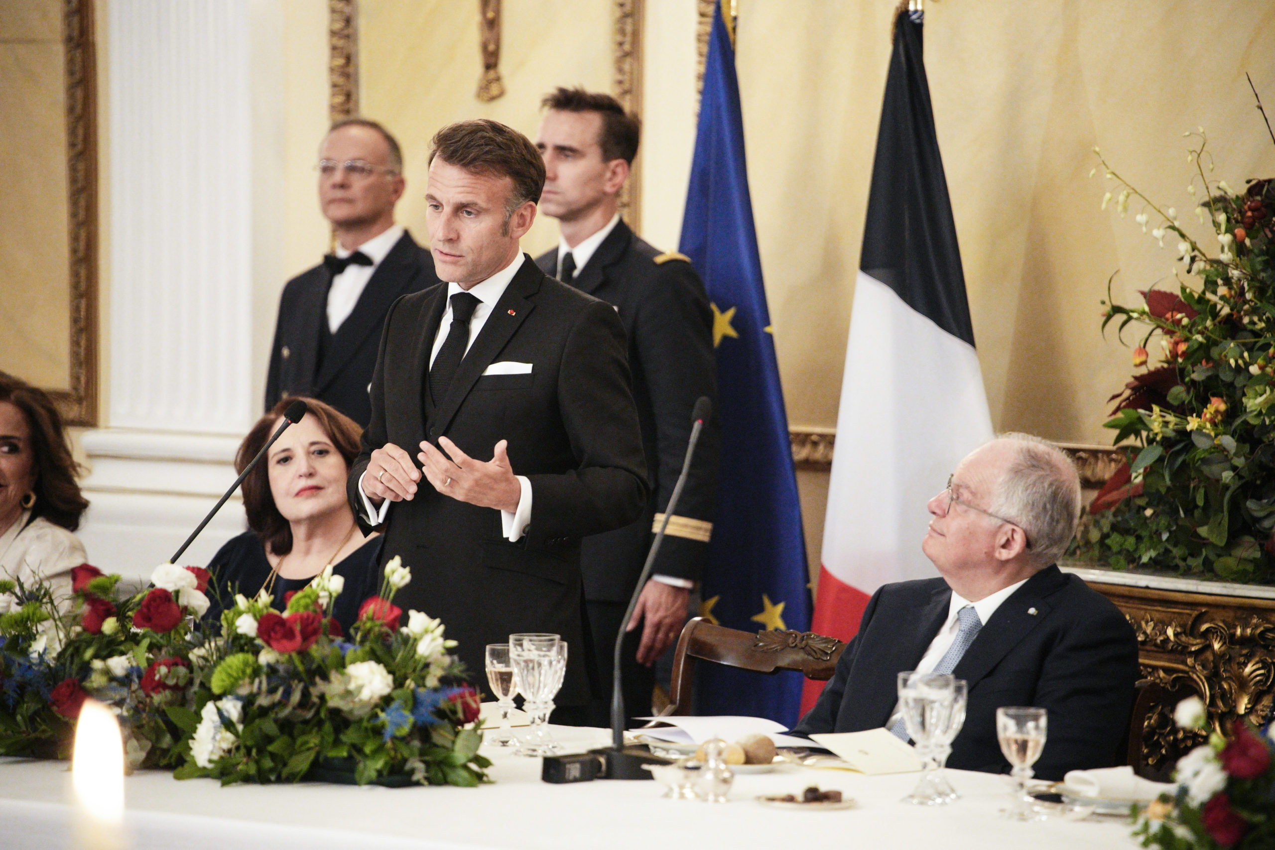 Προεδρικό Μέγαρο, Μακρόν, Τασούλας, Δείπνο