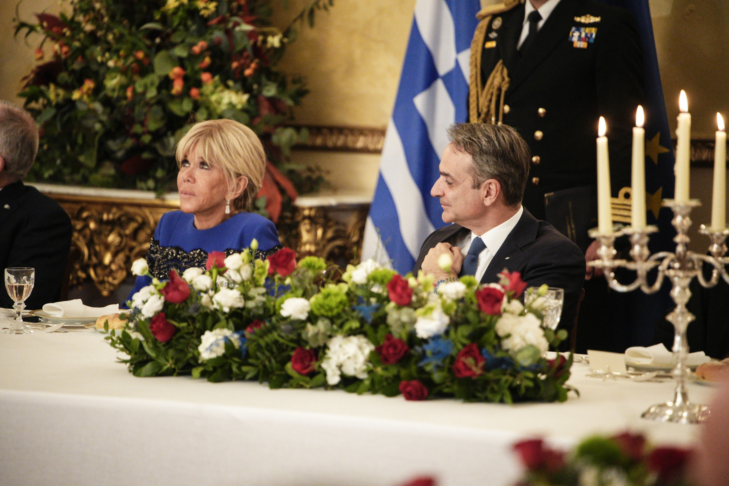 Προεδρικό Μέγαρο, Μακρόν, Τασούλας, Δείπνο