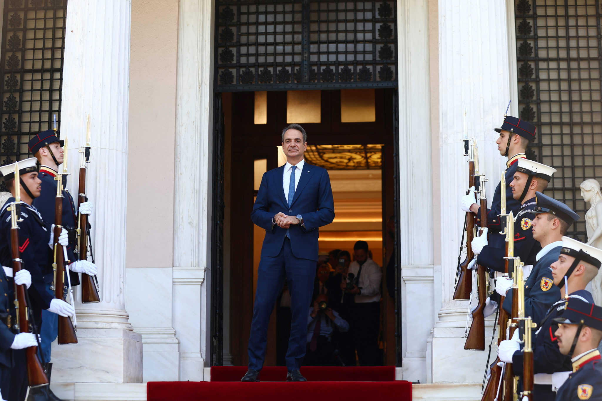 Μέγαρο Μαξίμου Μητσοτάκης Μακρόν