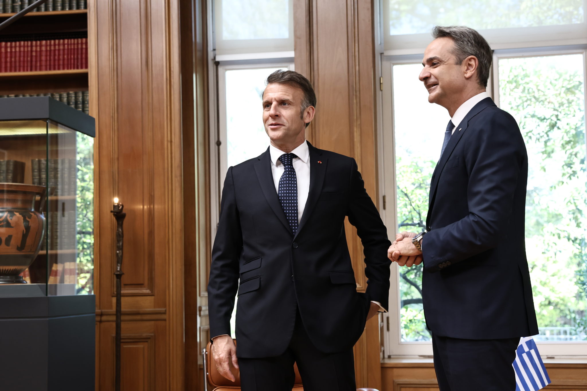 Μέγαρο Μαξίμου Μητσοτάκης Μακρόν