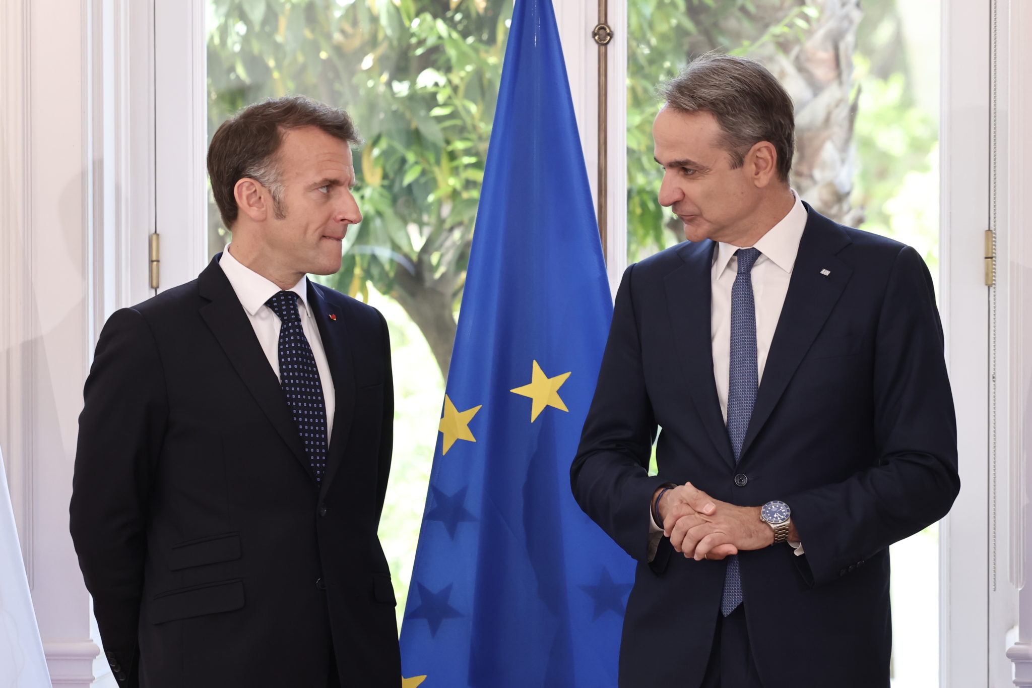 Μητσοτάκης Μακρόν