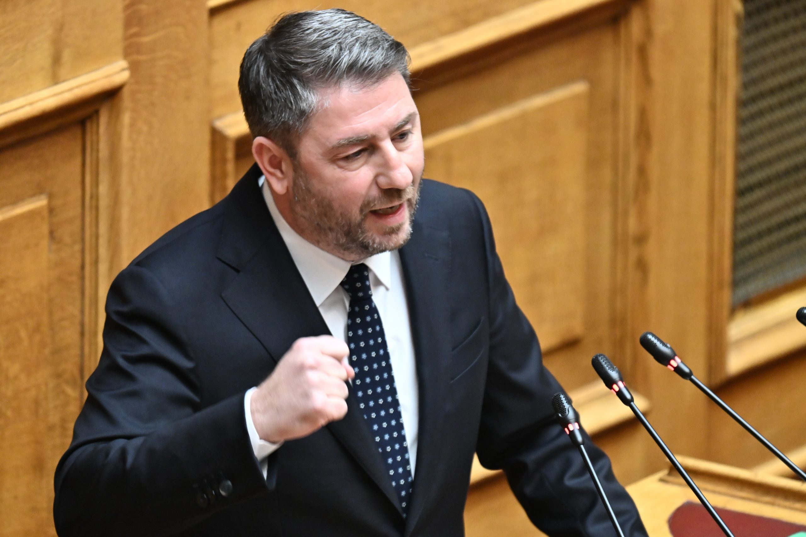 Ανδρουλάκης στη Βουλή: Η διαφθορά βρίσκεται στον πυρήνα της Νέας Δημοκρατίας – Μόνη λύση είναι οι εκλογές